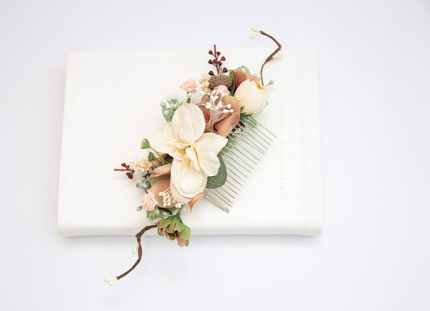 wedding flower comb, bridal flower comb, blush flower comb, boho flower comb, bridal flower comb, rustic wedding comb, bridesmaid comb, bride hair comb, holiday hair comb, burgundy floral comb, girl hair comb, nude flower comb, pastel flower comb, pink hair comb, greenery hair piece, mini hair comb, flower hair comb, orange flower comb, pink flower comb, gray flower comb, light pink comb, ivory hair piece, vintage bridal comb, outdoor wedding, floral comb bride