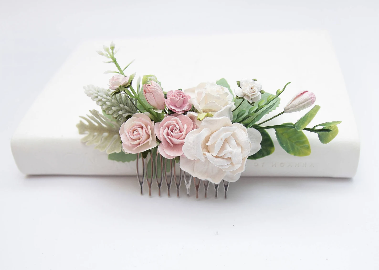wedding flower comb, bridal flower comb, blush flower comb, boho flower comb, bridal flower comb, rustic wedding comb, bridesmaid comb, bride hair comb, holiday hair comb, burgundy floral comb, girl hair comb, headpiece, nude flower comb, pastel flower comb, pink hair comb, greenery hair piece, mini hair comb, flower hair comb, orange flower comb, pink flower comb, gray flower comb, light pink comb, ivory hair piece, vintage bridal comb, outdoor wedding, floral comb bride