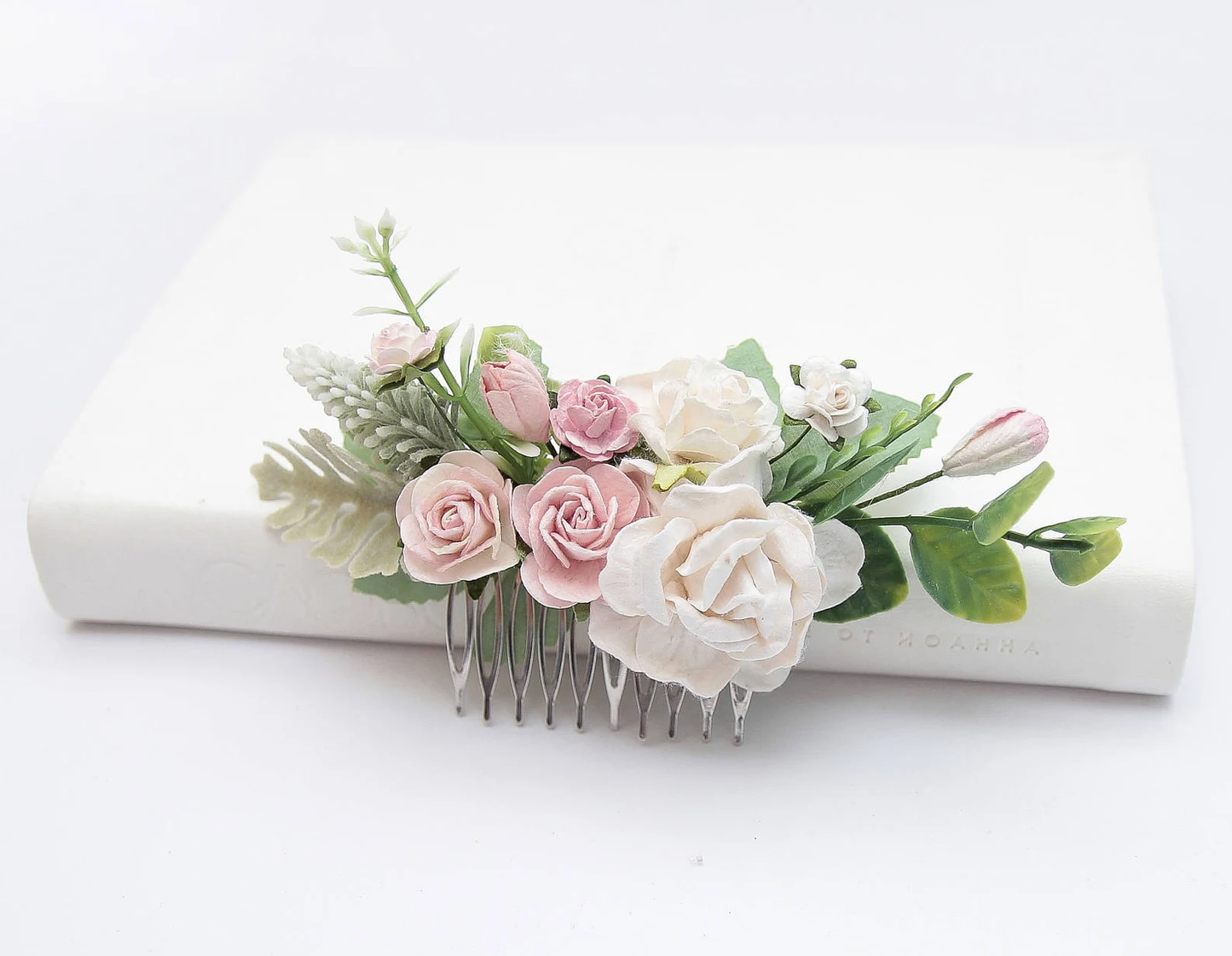 wedding flower comb, bridal flower comb, blush flower comb, boho flower comb, bridal flower comb, rustic wedding comb, bridesmaid comb, bride hair comb, holiday hair comb, burgundy floral comb, girl hair comb, headpiece, nude flower comb, pastel flower comb, pink hair comb, greenery hair piece, mini hair comb, flower hair comb, orange flower comb, pink flower comb, gray flower comb, light pink comb, ivory hair piece, vintage bridal comb, outdoor wedding, floral comb bride