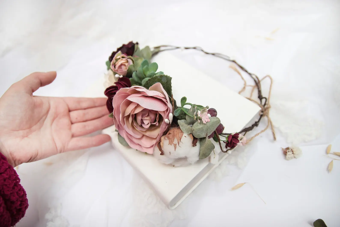 toddler flower crown, bridal flower crown, flower girl crown, flower crown, toddler flower crown, woodland crown, bridal floral crown, boho flower crown, eucalyptus crown, flower girl headband, baby flower crown, toddler crown, burgundy crown, pink flower crown, boho floral crown, fall flower crown, rustic flower crown, spring flower crown