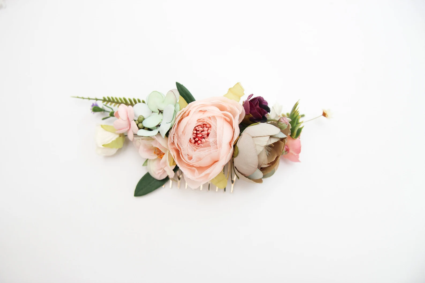 wedding flower comb, bridal flower comb, blush flower comb, boho flower comb, bridal flower comb, rustic wedding comb, bridesmaid comb, bride hair comb, holiday hair comb, burgundy floral comb, girl hair comb, nude flower comb, pastel flower comb, pink hair comb, greenery hair piece, mini hair comb, flower hair comb, orange flower comb, pink flower comb, gray flower comb, light pink comb, ivory hair piece, vintage bridal comb, outdoor wedding, floral comb bride
