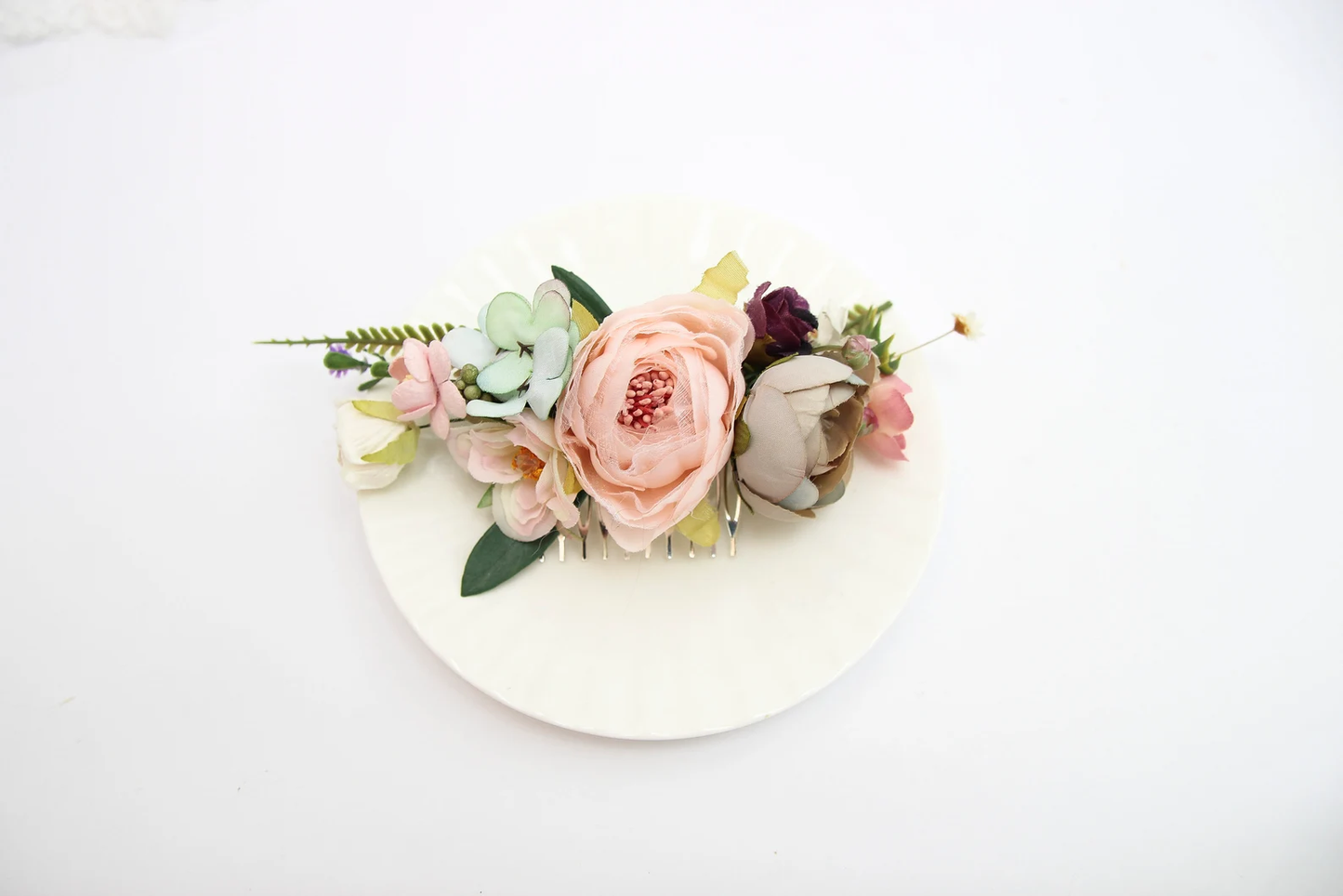 wedding flower comb, bridal flower comb, blush flower comb, boho flower comb, bridal flower comb, rustic wedding comb, bridesmaid comb, bride hair comb, holiday hair comb, burgundy floral comb, girl hair comb, nude flower comb, pastel flower comb, pink hair comb, greenery hair piece, mini hair comb, flower hair comb, orange flower comb, pink flower comb, gray flower comb, light pink comb, ivory hair piece, vintage bridal comb, outdoor wedding, floral comb bride