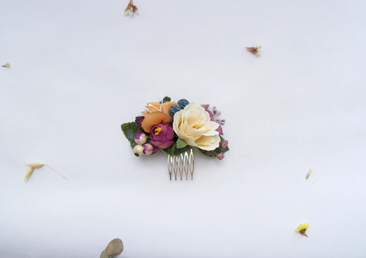 wedding flower comb, bridal flower comb, blush flower comb, boho flower comb, bridal flower comb, rustic wedding comb, bridesmaid comb, bride hair comb, holiday hair comb, burgundy floral comb, girl hair comb, nude flower comb, pastel flower comb, pink hair comb, greenery hair piece, mini hair comb, flower hair comb, orange flower comb, pink flower comb, gray flower comb, light pink comb, ivory hair piece, vintage bridal comb, outdoor wedding, floral comb bride