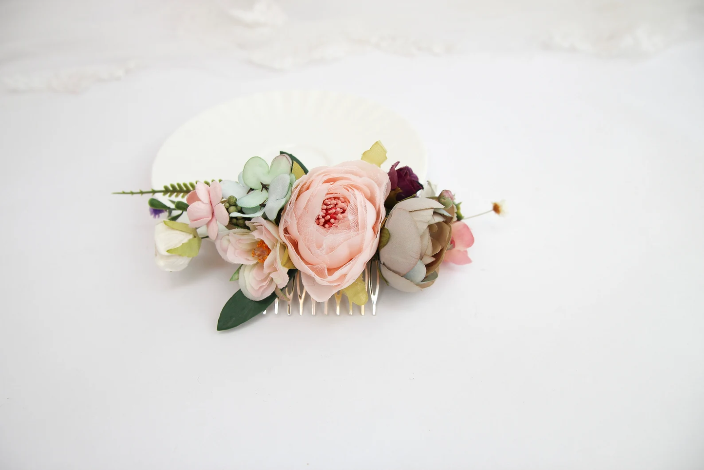 wedding flower comb, bridal flower comb, blush flower comb, boho flower comb, bridal flower comb, rustic wedding comb, bridesmaid comb, bride hair comb, holiday hair comb, burgundy floral comb, girl hair comb, nude flower comb, pastel flower comb, pink hair comb, greenery hair piece, mini hair comb, flower hair comb, orange flower comb, pink flower comb, gray flower comb, light pink comb, ivory hair piece, vintage bridal comb, outdoor wedding, floral comb bride