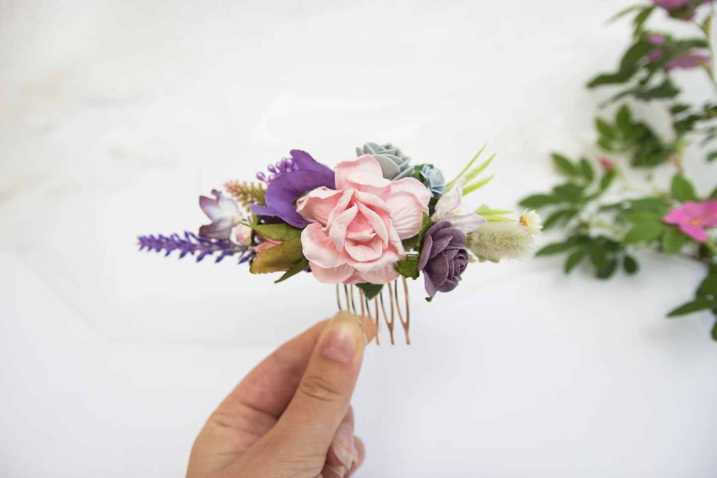 wedding flower comb, bridal flower comb, blush flower comb, boho flower comb, bridal flower comb, rustic wedding comb, bridesmaid comb, bride hair comb, holiday hair comb, burgundy floral comb, girl hair comb, nude flower comb, pastel flower comb, pink hair comb, greenery hair piece, mini hair comb, flower hair comb, orange flower comb, pink flower comb, gray flower comb, light pink comb, ivory hair piece, vintage bridal comb, outdoor wedding, floral comb bride
