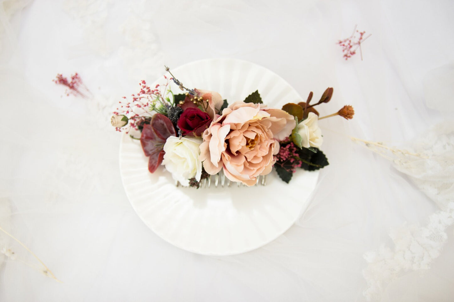 wedding flower comb, bridal flower comb, blush flower comb, boho flower comb, bridal flower comb, rustic wedding comb, bridesmaid comb, bride hair comb, holiday hair comb, burgundy floral comb, girl hair comb, nude flower comb, pastel flower comb, pink hair comb, greenery hair piece, mini hair comb, flower hair comb, orange flower comb, pink flower comb, gray flower comb, light pink comb, ivory hair piece, vintage bridal comb, outdoor wedding, floral comb bride