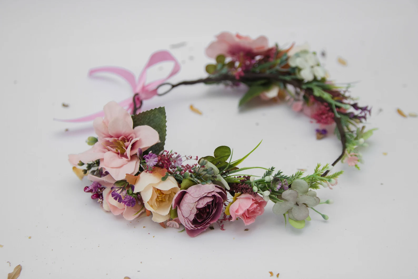 toddler floral crown, bridal flower crown, flower girl crown, flower crown, woodland crown, bridal floral crown, boho flower crown, eucalyptus crown, flower girl headband, baby flower crown, burgundy crown, pink flower crown, boho floral crown, fall flower crown, rustic flower crown, spring flower crown