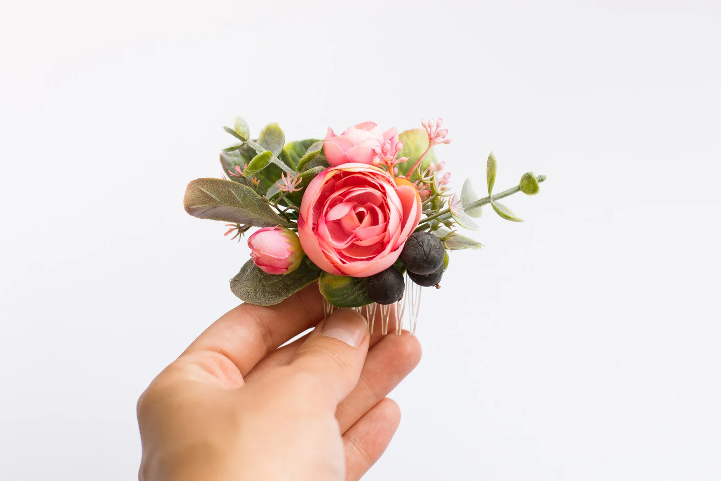 wedding flower comb, bridal flower comb, blush flower comb, boho flower comb, bridal flower comb, rustic wedding comb, bridesmaid comb, bride hair comb, holiday hair comb, burgundy floral comb, girl hair comb, nude flower comb, pastel flower comb, pink hair comb, greenery hair piece, mini hair comb, flower hair comb, orange flower comb, pink flower comb, gray flower comb, light pink comb, ivory hair piece, vintage bridal comb, outdoor wedding, floral comb bride