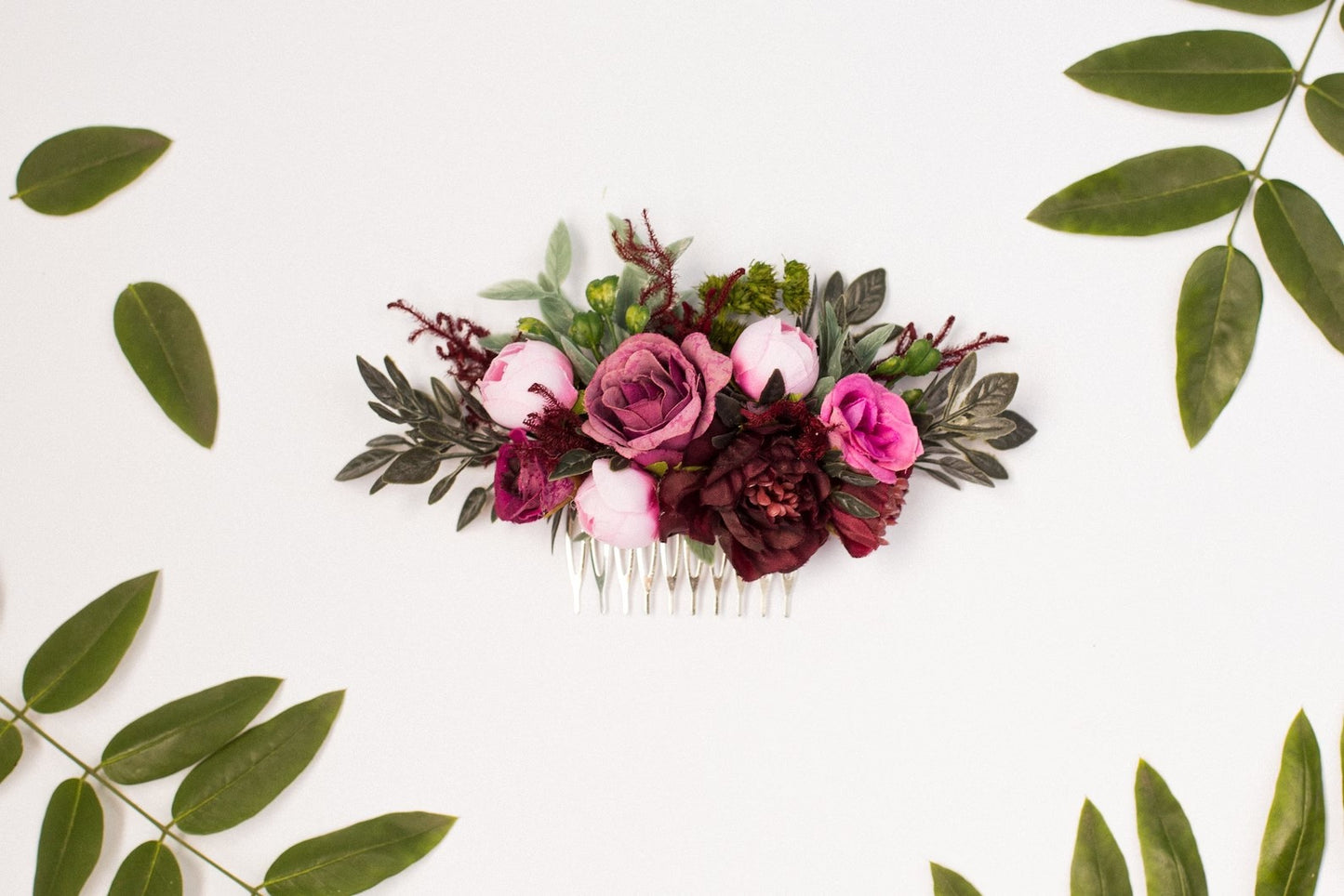wedding flower comb, bridal flower comb, blush flower comb, boho flower comb, bridal flower comb, rustic wedding comb, bridesmaid comb, bride hair comb, holiday hair comb, burgundy floral comb, girl hair comb, headpiece, nude flower comb, pastel flower comb, pink hair comb, greenery hair piece, mini hair comb, flower hair comb, orange flower comb, pink flower comb, gray flower comb, light pink comb, ivory hair piece, vintage bridal comb, outdoor wedding, floral comb bride