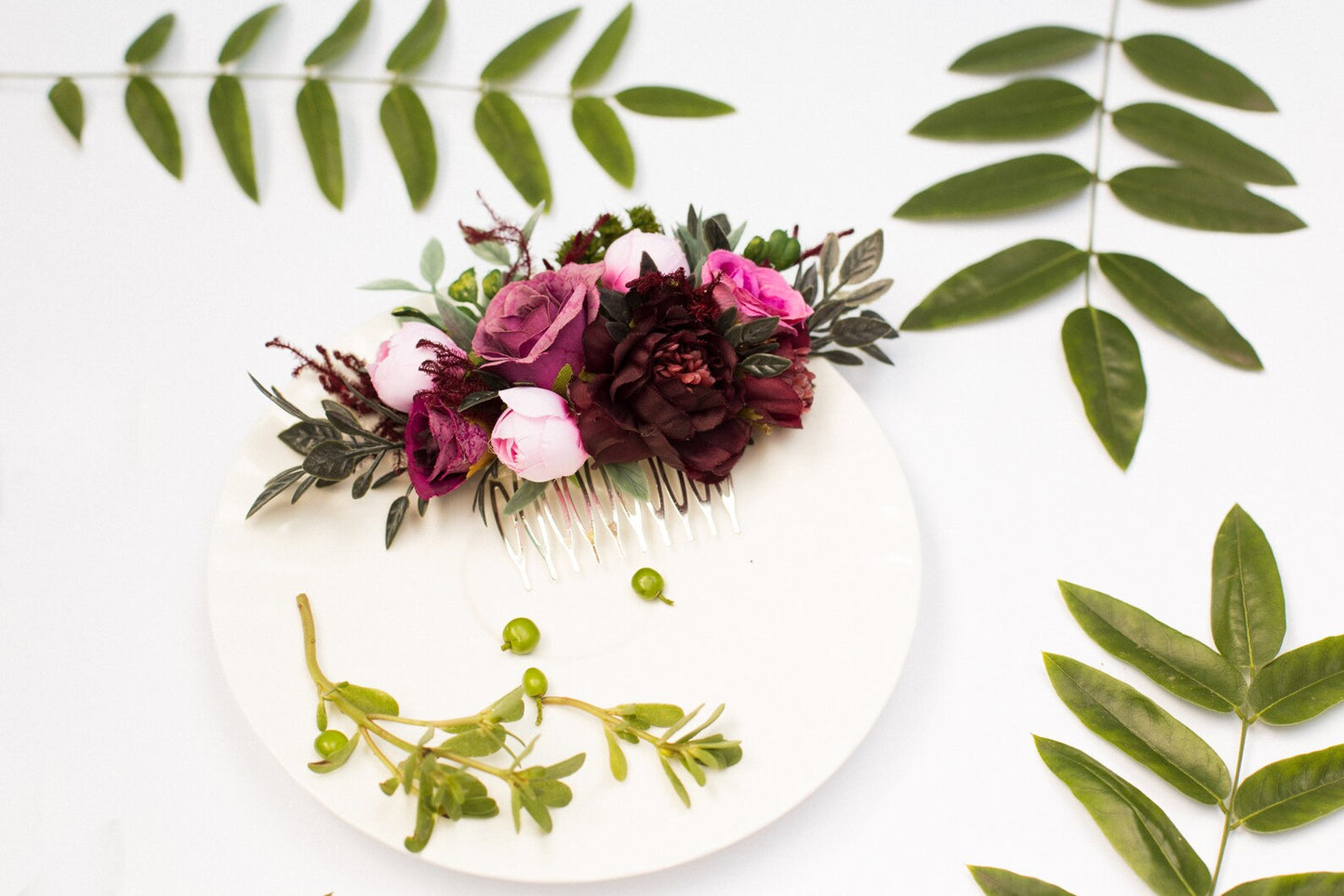 wedding flower comb, bridal flower comb, blush flower comb, boho flower comb, bridal flower comb, rustic wedding comb, bridesmaid comb, bride hair comb, holiday hair comb, burgundy floral comb, girl hair comb, headpiece, nude flower comb, pastel flower comb, pink hair comb, greenery hair piece, mini hair comb, flower hair comb, orange flower comb, pink flower comb, gray flower comb, light pink comb, ivory hair piece, vintage bridal comb, outdoor wedding, floral comb bride