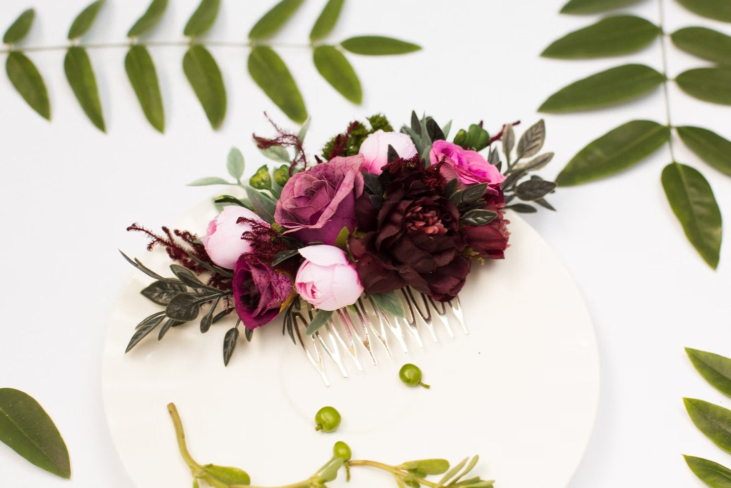 wedding flower comb, bridal flower comb, blush flower comb, boho flower comb, bridal flower comb, rustic wedding comb, bridesmaid comb, bride hair comb, holiday hair comb, burgundy floral comb, girl hair comb, headpiece, nude flower comb, pastel flower comb, pink hair comb, greenery hair piece, mini hair comb, flower hair comb, orange flower comb, pink flower comb, gray flower comb, light pink comb, ivory hair piece, vintage bridal comb, outdoor wedding, floral comb bride