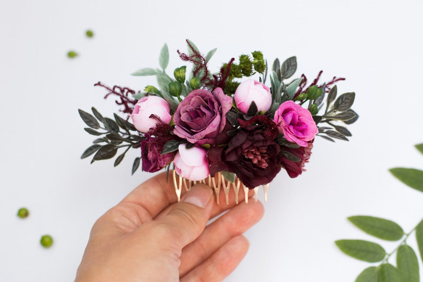 wedding flower comb, bridal flower comb, blush flower comb, boho flower comb, bridal flower comb, rustic wedding comb, bridesmaid comb, bride hair comb, holiday hair comb, burgundy floral comb, girl hair comb, headpiece, nude flower comb, pastel flower comb, pink hair comb, greenery hair piece, mini hair comb, flower hair comb, orange flower comb, pink flower comb, gray flower comb, light pink comb, ivory hair piece, vintage bridal comb, outdoor wedding, floral comb bride