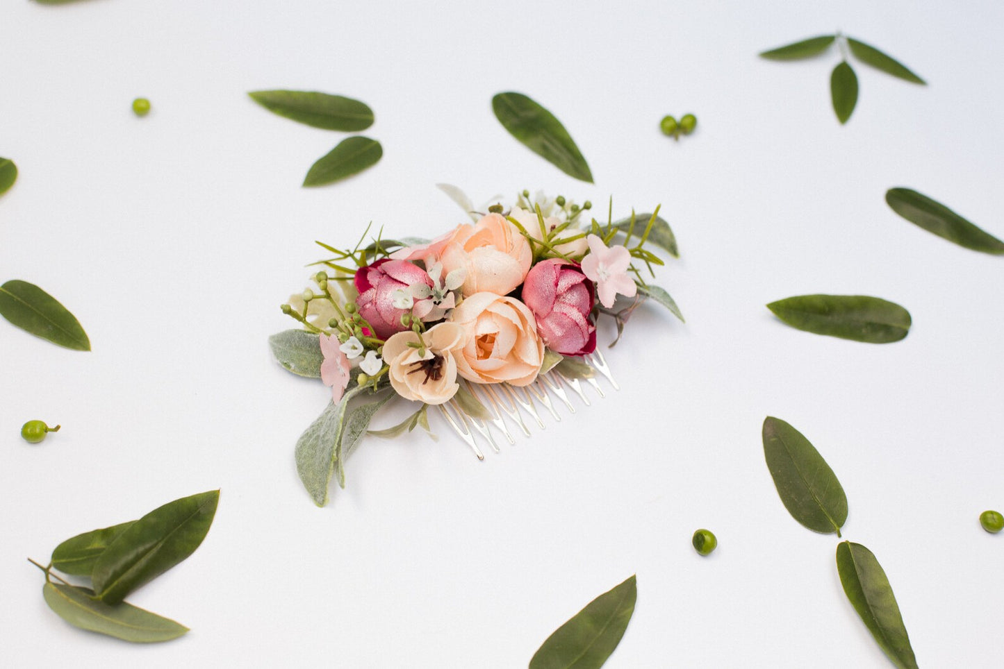 wedding flower comb, bridal flower comb, blush flower comb, boho flower comb, bridal flower comb, rustic wedding comb, bridesmaid comb, bride hair comb, holiday hair comb, burgundy floral comb, girl hair comb, nude flower comb, pastel flower comb, pink hair comb, greenery hair piece, mini hair comb, flower hair comb, orange flower comb, pink flower comb, gray flower comb, light pink comb, ivory hair piece, vintage bridal comb, outdoor wedding, floral comb bride