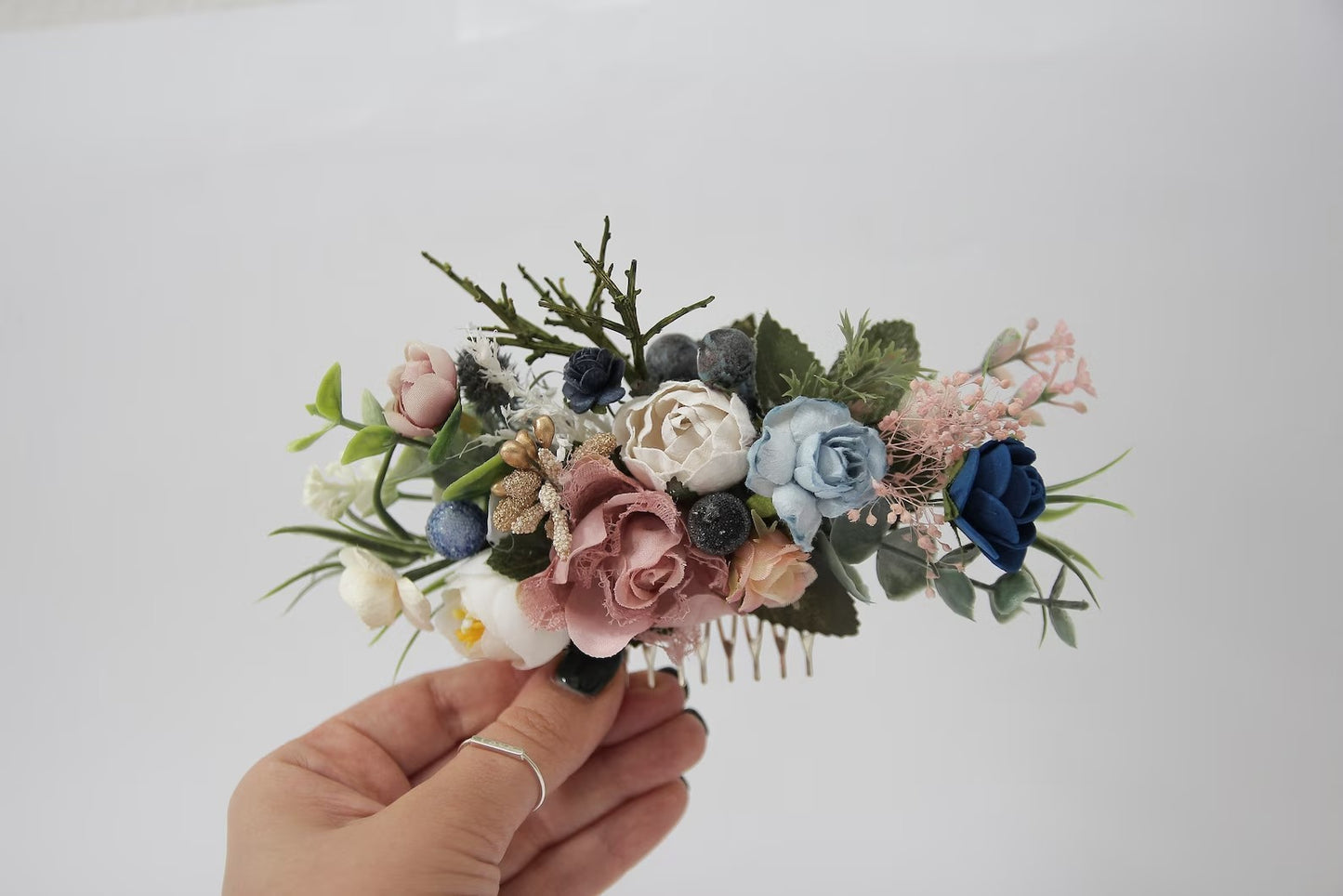 wedding flower comb, bridal flower comb, blush flower comb, boho flower comb, bridal flower comb, rustic wedding comb, bridesmaid comb, bride hair comb, holiday hair comb, burgundy floral comb, girl hair comb, nude flower comb, pastel flower comb, pink hair comb, greenery hair piece, mini hair comb, flower hair comb, orange flower comb, pink flower comb, gray flower comb, light pink comb, ivory hair piece, vintage bridal comb, outdoor wedding, floral comb bride