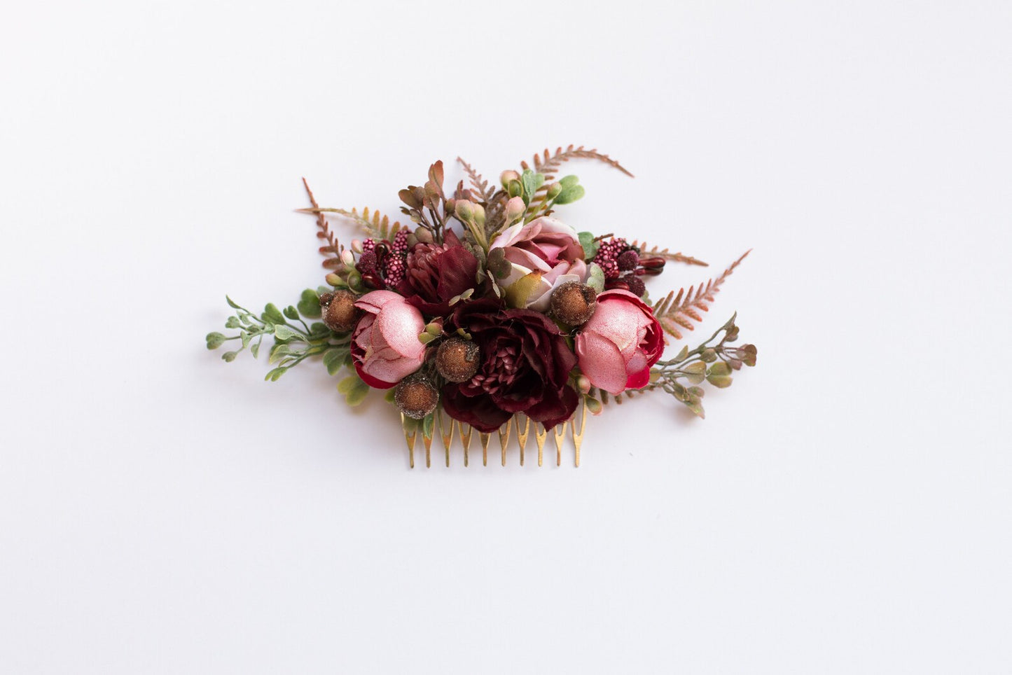 wedding flower comb, bridal flower comb, blush flower comb, boho flower comb, bridal flower comb, rustic wedding comb, bridesmaid comb, bride hair comb, holiday hair comb, burgundy floral comb, girl hair comb, nude flower comb, pastel flower comb, pink hair comb, greenery hair piece, mini hair comb, flower hair comb, orange flower comb, pink flower comb, gray flower comb, light pink comb, ivory hair piece, vintage bridal comb, outdoor wedding, floral comb bride