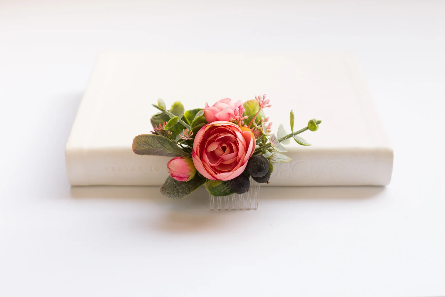 wedding flower comb, bridal flower comb, blush flower comb, boho flower comb, bridal flower comb, rustic wedding comb, bridesmaid comb, bride hair comb, holiday hair comb, burgundy floral comb, girl hair comb, nude flower comb, pastel flower comb, pink hair comb, greenery hair piece, mini hair comb, flower hair comb, orange flower comb, pink flower comb, gray flower comb, light pink comb, ivory hair piece, vintage bridal comb, outdoor wedding, floral comb bride
