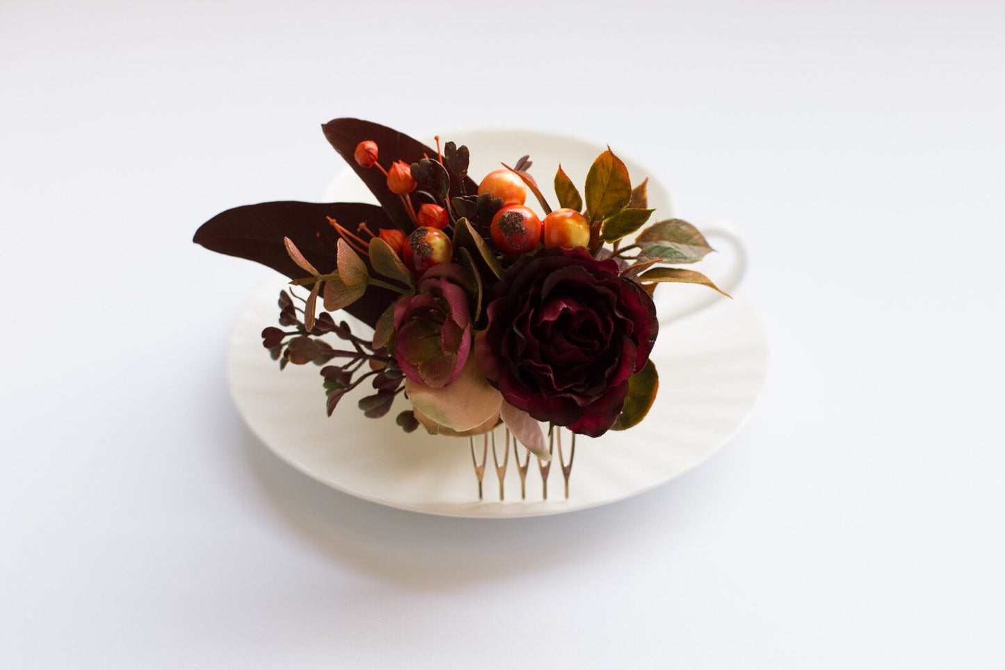 wedding flower comb, bridal flower comb, blush flower comb, boho flower comb, bridal flower comb, rustic wedding comb, bridesmaid comb, bride hair comb, holiday hair comb, burgundy floral comb, girl hair comb, nude flower comb, pastel flower comb, pink hair comb, greenery hair piece, mini hair comb, flower hair comb, orange flower comb, pink flower comb, gray flower comb, light pink comb, ivory hair piece, vintage bridal comb, outdoor wedding, floral comb bride