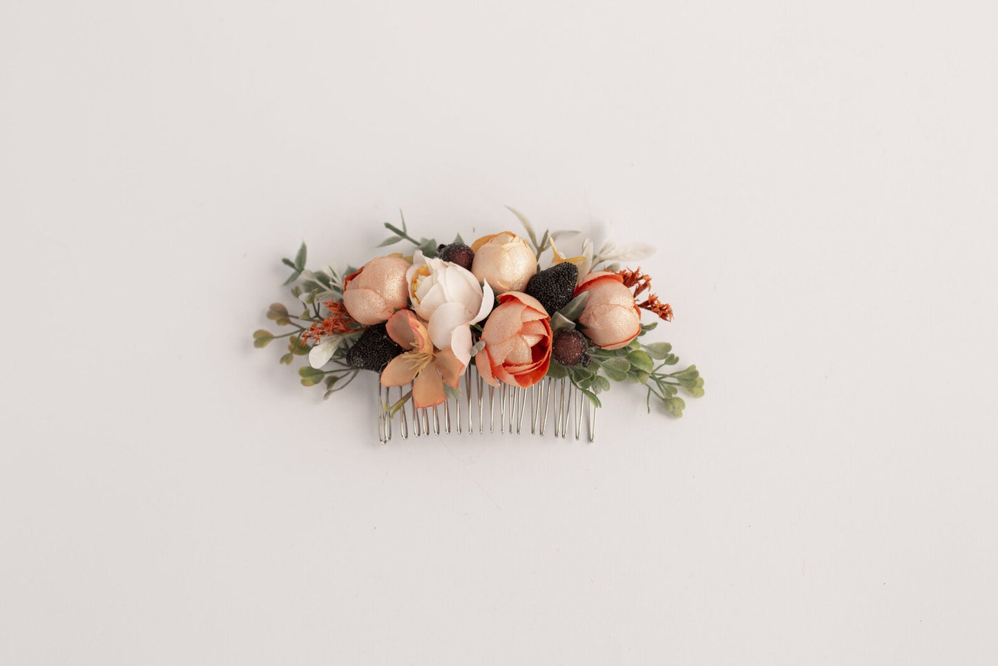 wedding flower comb, bridal flower comb, blush flower comb, boho flower comb, bridal flower comb, rustic wedding comb, bridesmaid comb, bride hair comb, holiday hair comb, burgundy floral comb, girl hair comb, nude flower comb, pastel flower comb, pink hair comb, greenery hair piece, mini hair comb, flower hair comb, orange flower comb, pink flower comb, gray flower comb, light pink comb, ivory hair piece, vintage bridal comb, outdoor wedding, floral comb bride