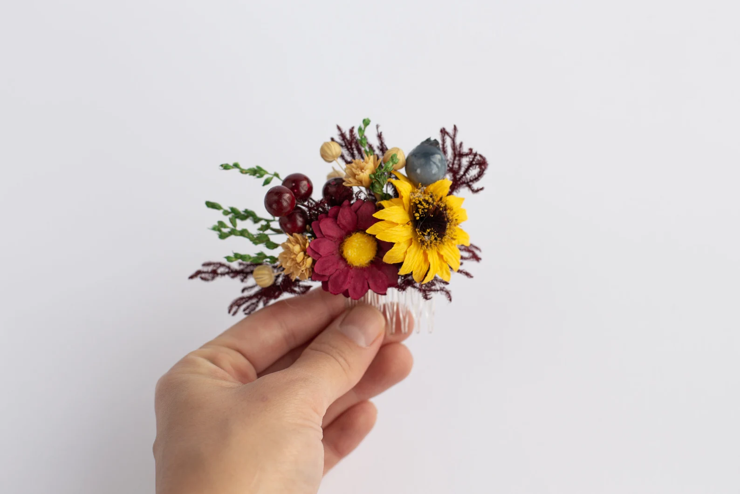 wedding flower comb, bridal flower comb, blush flower comb, boho flower comb, bridal flower comb, rustic wedding comb, bridesmaid comb, bride hair comb, holiday hair comb, burgundy floral comb, girl hair comb, nude flower comb, pastel flower comb, pink hair comb, greenery hair piece, mini hair comb, flower hair comb, orange flower comb, pink flower comb, gray flower comb, light pink comb, ivory hair piece, vintage bridal comb, outdoor wedding, floral comb bride