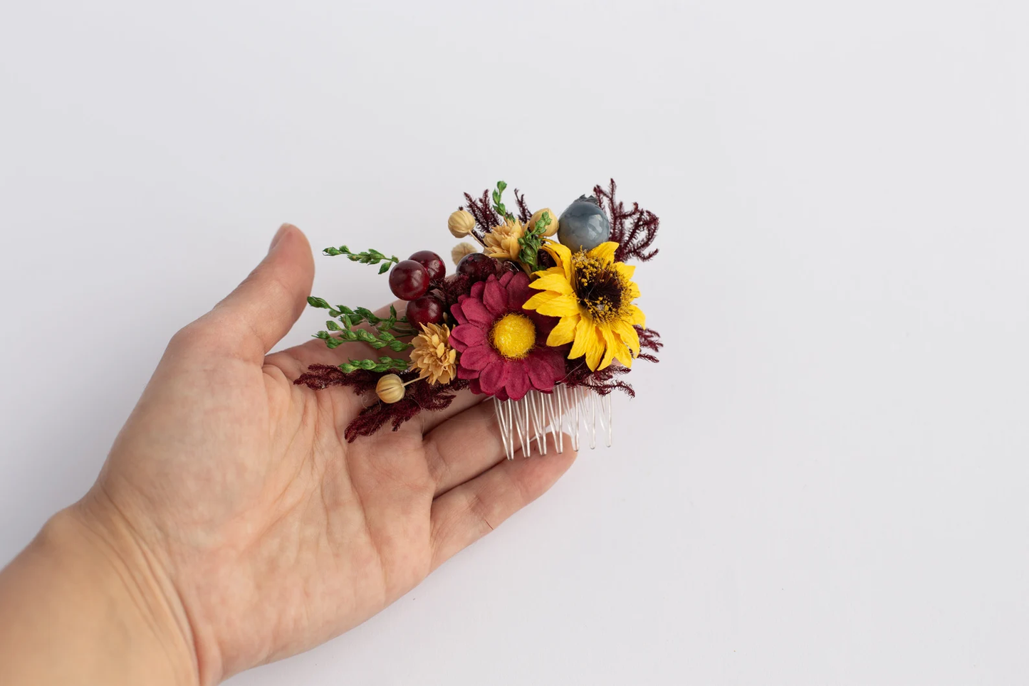 wedding flower comb, bridal flower comb, blush flower comb, boho flower comb, bridal flower comb, rustic wedding comb, bridesmaid comb, bride hair comb, holiday hair comb, burgundy floral comb, girl hair comb, nude flower comb, pastel flower comb, pink hair comb, greenery hair piece, mini hair comb, flower hair comb, orange flower comb, pink flower comb, gray flower comb, light pink comb, ivory hair piece, vintage bridal comb, outdoor wedding, floral comb bride