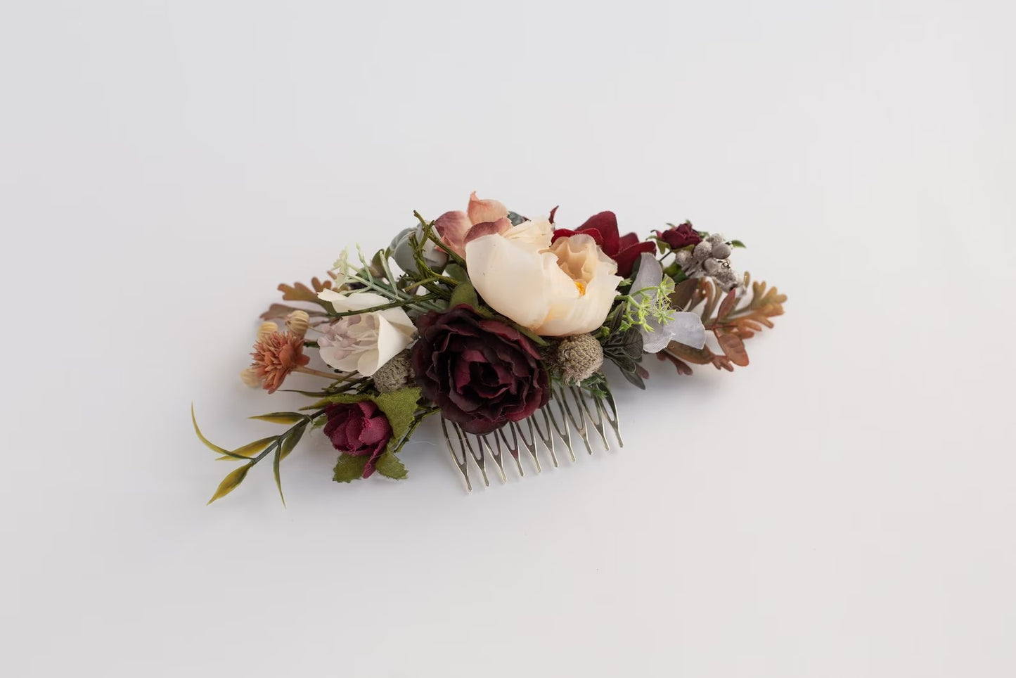 wedding flower comb, bridal flower comb, blush flower comb, boho flower comb, bridal flower comb, rustic wedding comb, bridesmaid comb, bride hair comb, holiday hair comb, burgundy floral comb, girl hair comb, nude flower comb, pastel flower comb, pink hair comb, greenery hair piece, mini hair comb, flower hair comb, orange flower comb, pink flower comb, grey flower comb, light pink comb, ivory hair piece, vintage bridal comb, outdoor wedding, floral comb bride