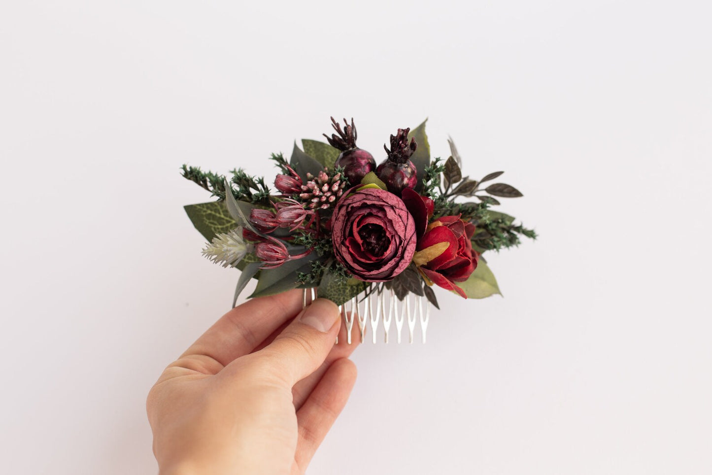 wedding flower comb, bridal flower comb, blush flower comb, boho flower comb, bridal flower comb, rustic wedding comb, bridesmaid comb, bride hair comb, holiday hair comb, burgundy floral comb, girl hair comb, nude flower comb, pastel flower comb, pink hair comb, greenery hair piece, mini hair comb, flower hair comb, orange flower comb, pink flower comb, gray flower comb, light pink comb, ivory hair piece, vintage bridal comb, outdoor wedding, floral comb bride
