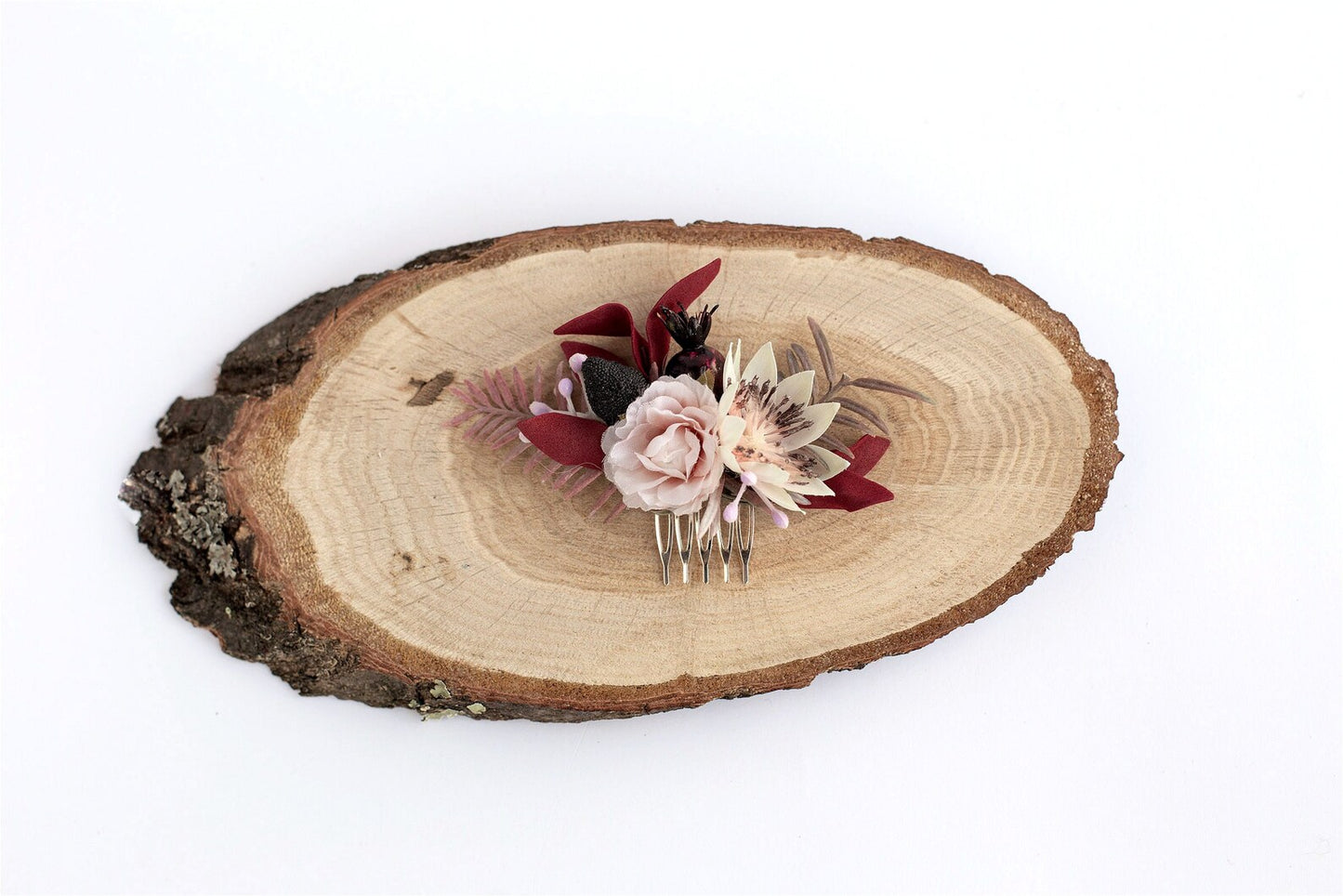 wedding flower comb, bridal flower comb, blush flower comb, boho flower comb, bridal flower comb, rustic wedding comb, bridesmaid comb, bride hair comb, holiday hair comb, burgundy floral comb, girl hair comb, nude flower comb, pastel flower comb, pink hair comb, greenery hair piece, mini hair comb, flower hair comb, orange flower comb, pink flower comb, gray flower comb, light pink comb, ivory hair piece, vintage bridal comb, outdoor wedding, floral comb bride