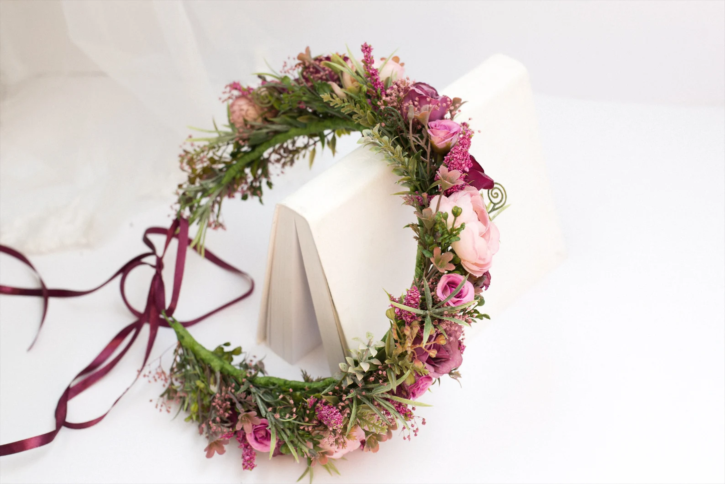 toddler floral crown, bridal flower crown, flower girl crown, flower crown, woodland crown, bridal floral crown, boho flower crown, eucalyptus crown, flower girl headband, baby flower crown, burgundy crown, pink flower crown, boho floral crown, fall flower crown, rustic flower crown, spring flower cr