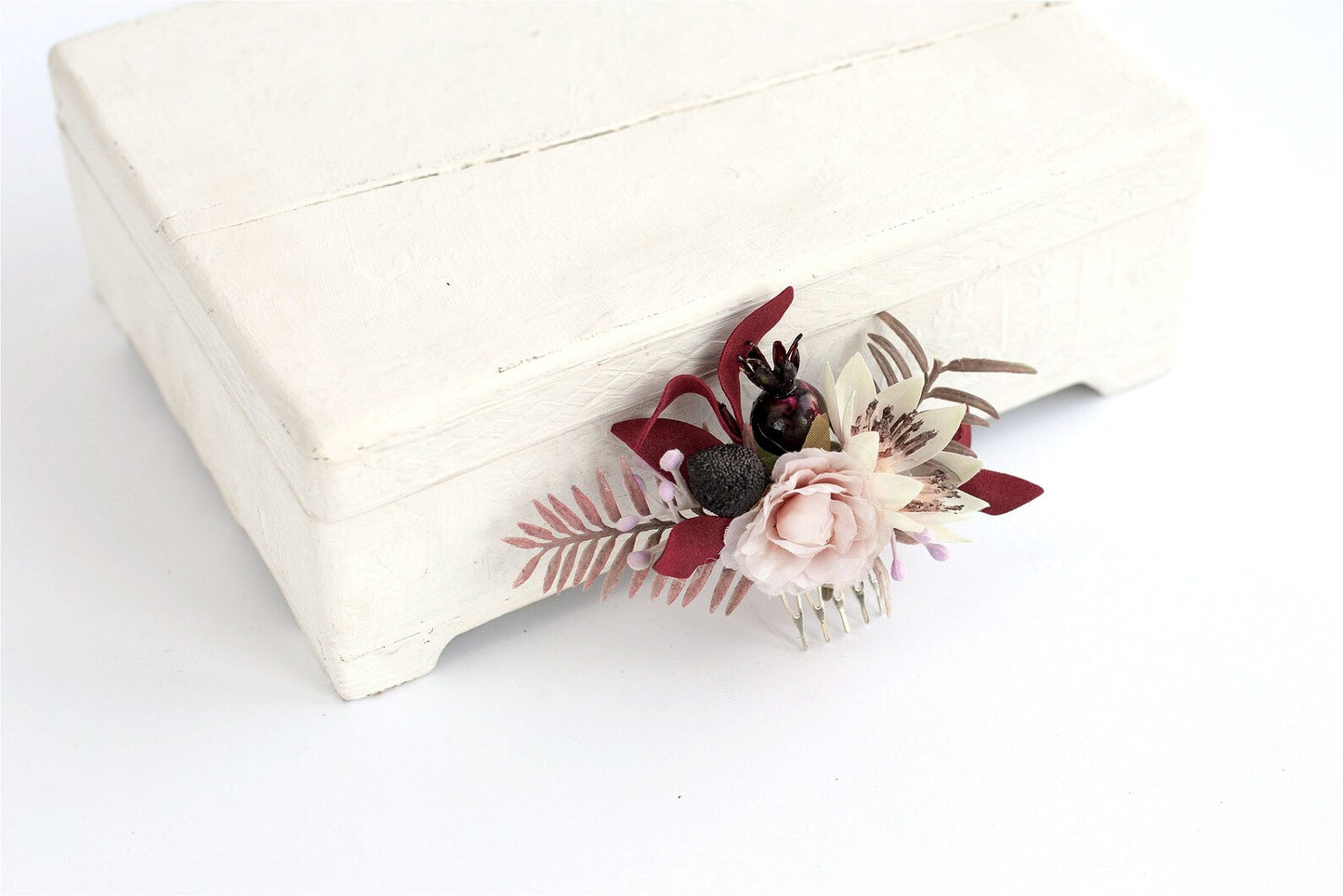 wedding flower comb, bridal flower comb, blush flower comb, boho flower comb, bridal flower comb, rustic wedding comb, bridesmaid comb, bride hair comb, holiday hair comb, burgundy floral comb, girl hair comb, nude flower comb, pastel flower comb, pink hair comb, greenery hair piece, mini hair comb, flower hair comb, orange flower comb, pink flower comb, gray flower comb, light pink comb, ivory hair piece, vintage bridal comb, outdoor wedding, floral comb bride