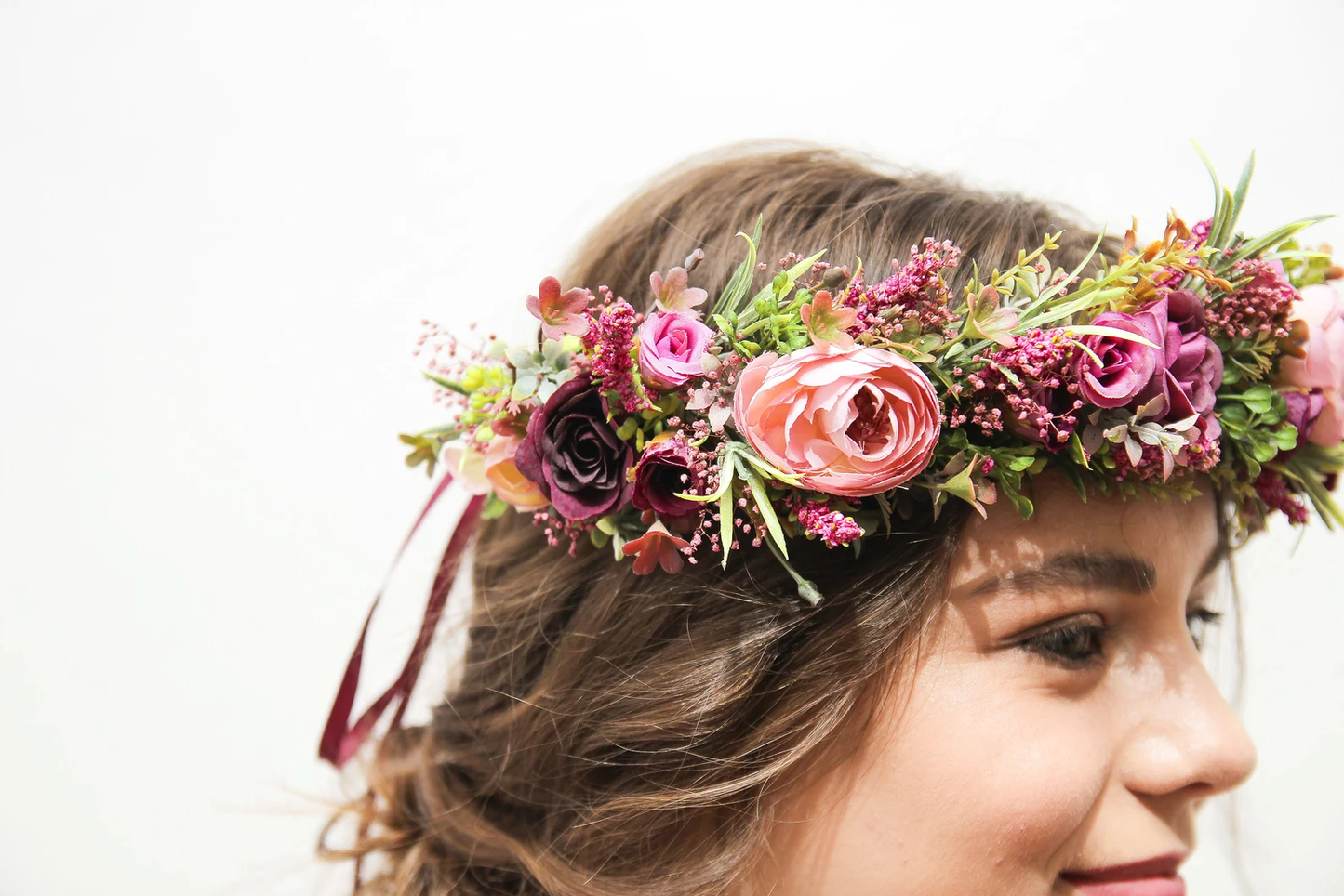 toddler floral crown, bridal flower crown, flower girl crown, flower crown, woodland crown, bridal floral crown, boho flower crown, eucalyptus crown, flower girl headband, baby flower crown, burgundy crown, pink flower crown, boho floral crown, fall flower crown, rustic flower crown, spring flower cr