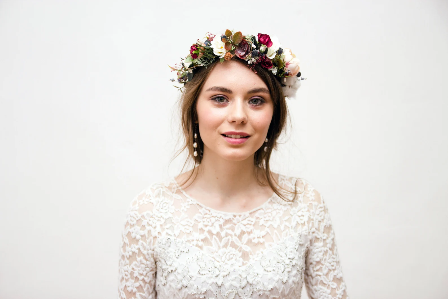 toddler floral crown, bridal flower crown, flower girl crown, flower crown, woodland crown, bridal floral crown, boho flower crown, eucalyptus crown, flower girl headband, baby flower crown, burgundy crown, pink flower crown, boho floral crown, fall flower crown, rustic flower crown, spring flower crown