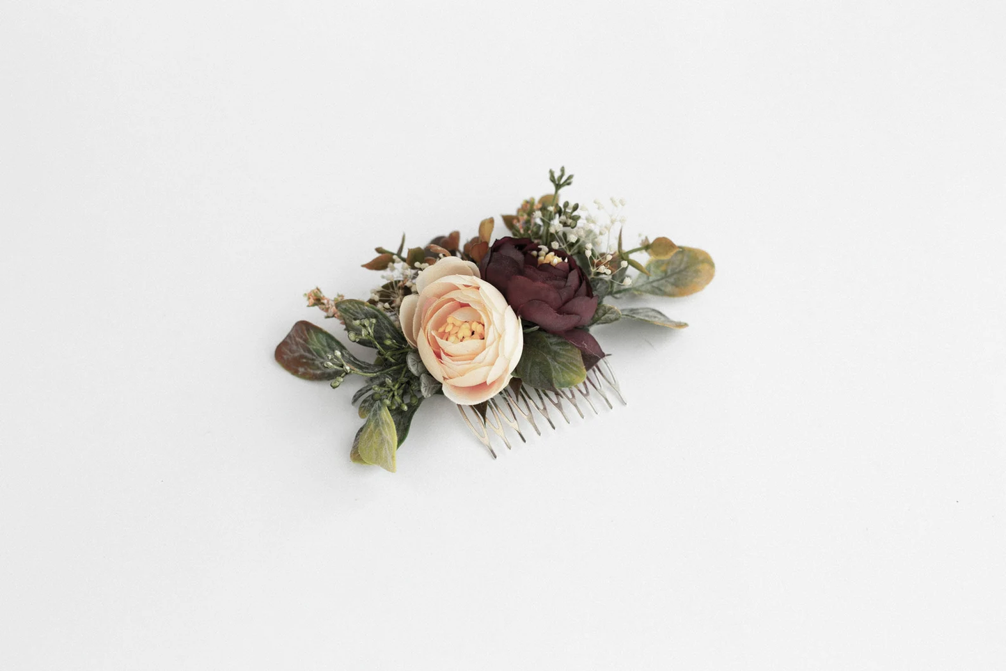 wedding flower comb, bridal flower comb, blush flower comb, boho flower comb, bridal flower comb, rustic wedding comb, bridesmaid comb, bride hair comb, holiday hair comb, burgundy floral comb, girl hair comb, nude flower comb, pastel flower comb, pink hair comb, greenery hair piece, mini hair comb, flower hair comb, orange flower comb, pink flower comb, gray flower comb, light pink comb, ivory hair piece, vintage bridal comb, outdoor wedding, floral comb bride