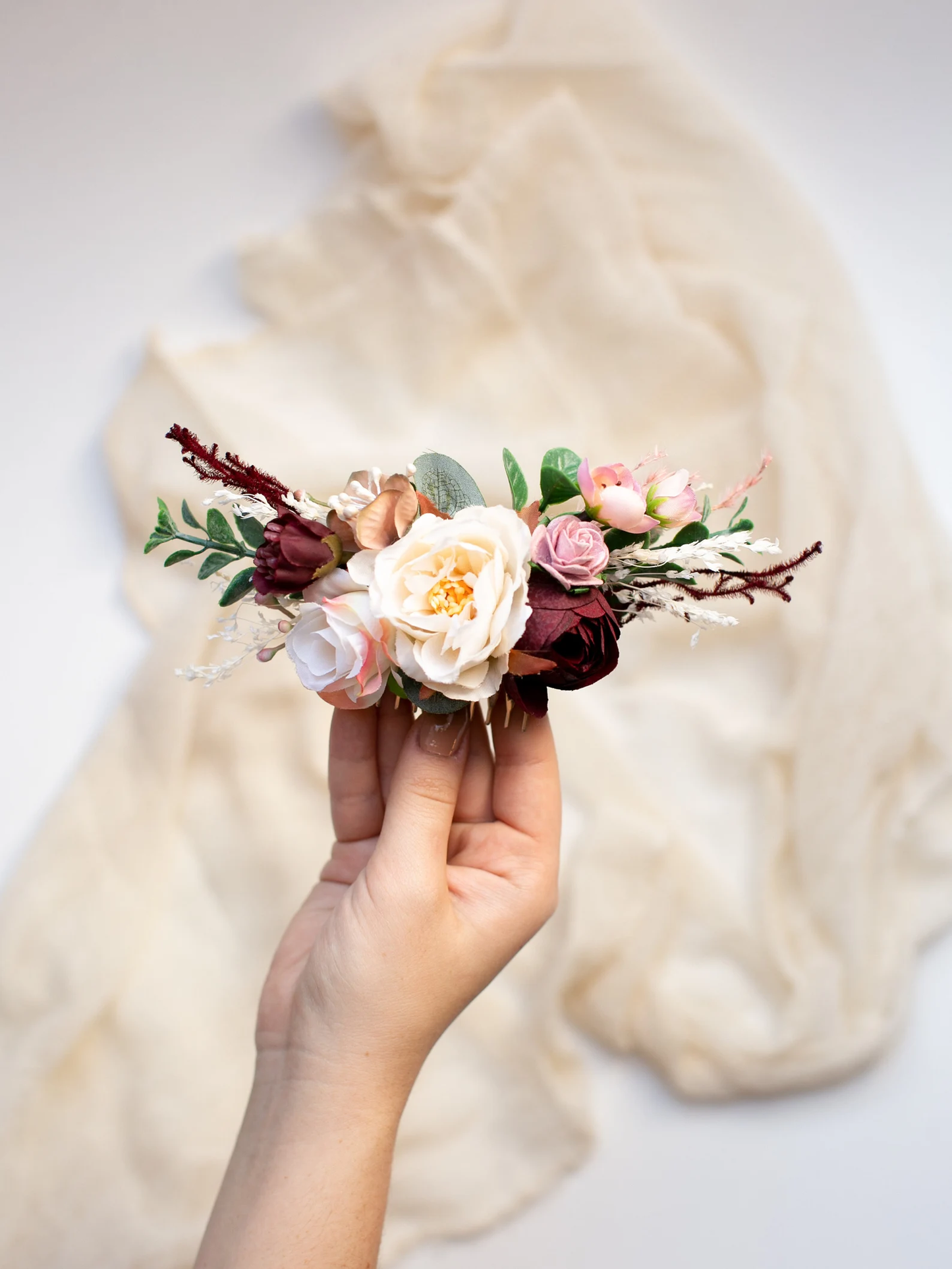 wedding flower comb, bridal flower comb, blush flower comb, boho flower comb, bridal flower comb, rustic wedding comb, bridesmaid comb, bride hair comb, holiday hair comb, burgundy floral comb, girl hair comb, nude flower comb, pastel flower comb, pink hair comb, greenery hair piece, mini hair comb, flower hair comb, orange flower comb, pink flower comb, gray flower comb, light pink comb, ivory hair piece, vintage bridal comb, outdoor wedding, floral comb bride