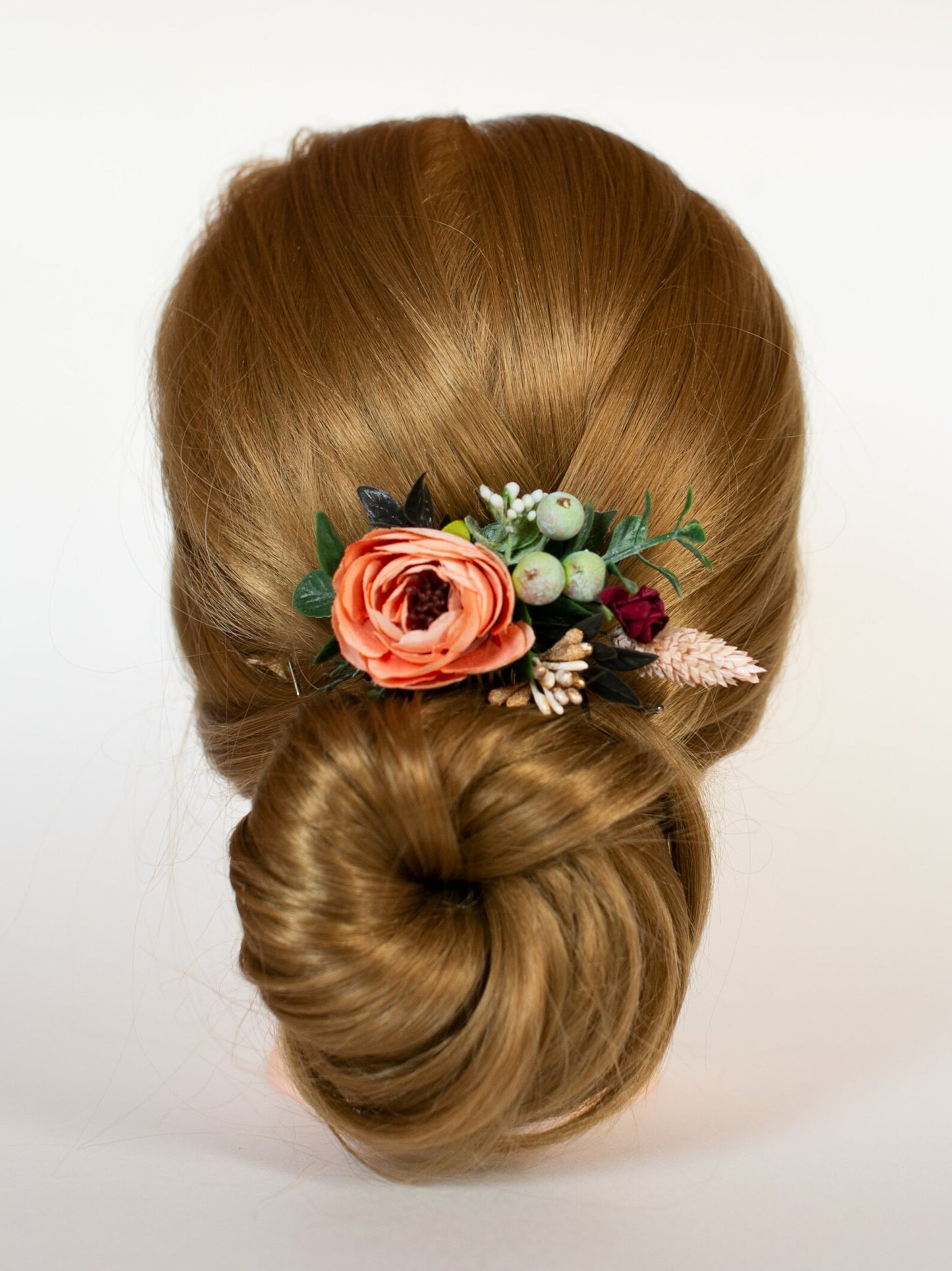 wedding flower comb, bridal flower comb, blush flower comb, boho flower comb, bridal flower comb, rustic wedding comb, bridesmaid comb, bride hair comb, holiday hair comb, burgundy floral comb, girl hair comb, headpiece, nude flower comb, pastel flower comb, pink hair comb, greenery hair piece, mini hair comb, flower hair comb, orange flower comb, pink flower comb, gray flower comb, light pink comb, ivory hair piece, vintage bridal comb, outdoor wedding, floral comb bride