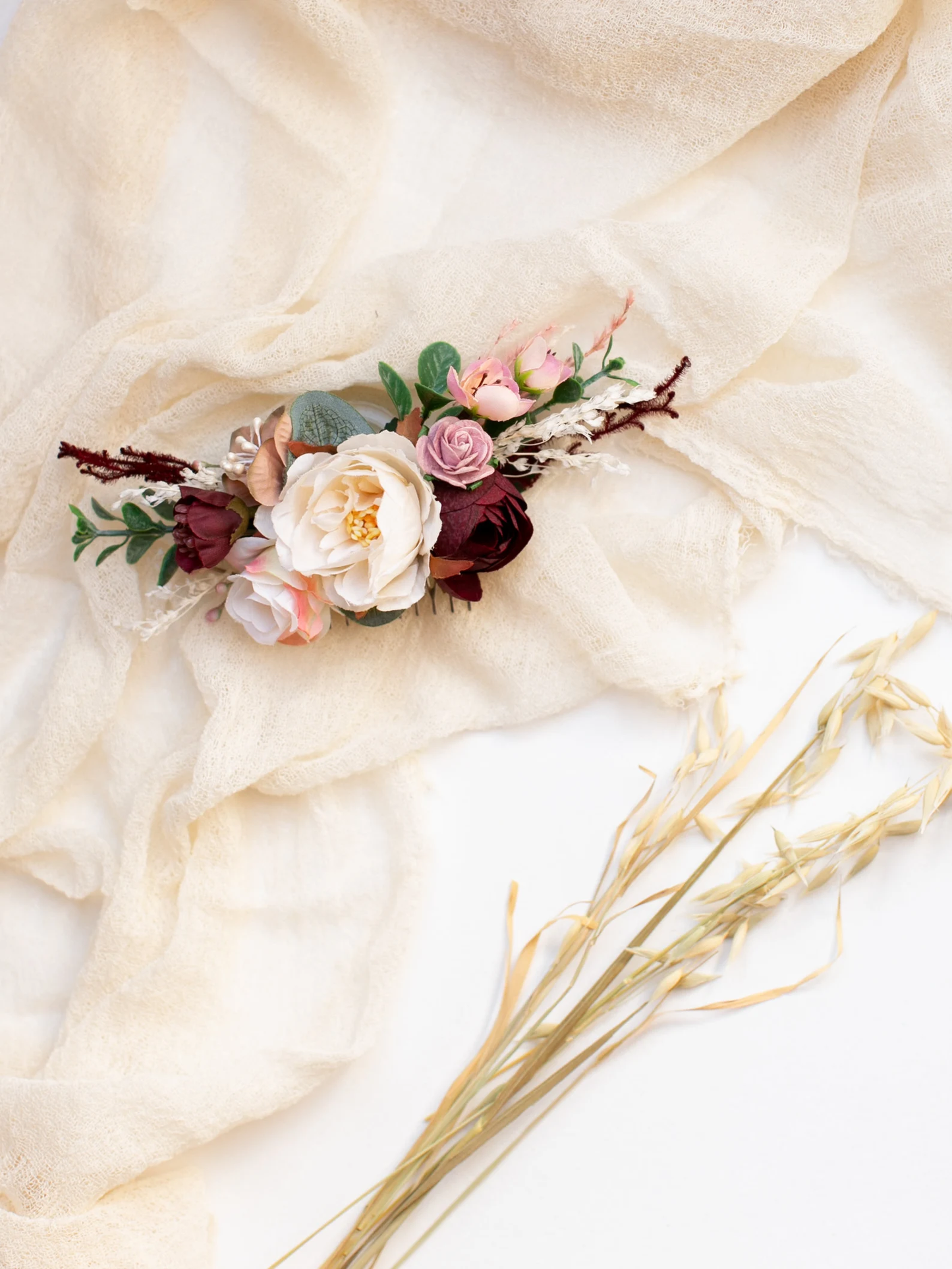 wedding flower comb, bridal flower comb, blush flower comb, boho flower comb, bridal flower comb, rustic wedding comb, bridesmaid comb, bride hair comb, holiday hair comb, burgundy floral comb, girl hair comb, nude flower comb, pastel flower comb, pink hair comb, greenery hair piece, mini hair comb, flower hair comb, orange flower comb, pink flower comb, gray flower comb, light pink comb, ivory hair piece, vintage bridal comb, outdoor wedding, floral comb bride