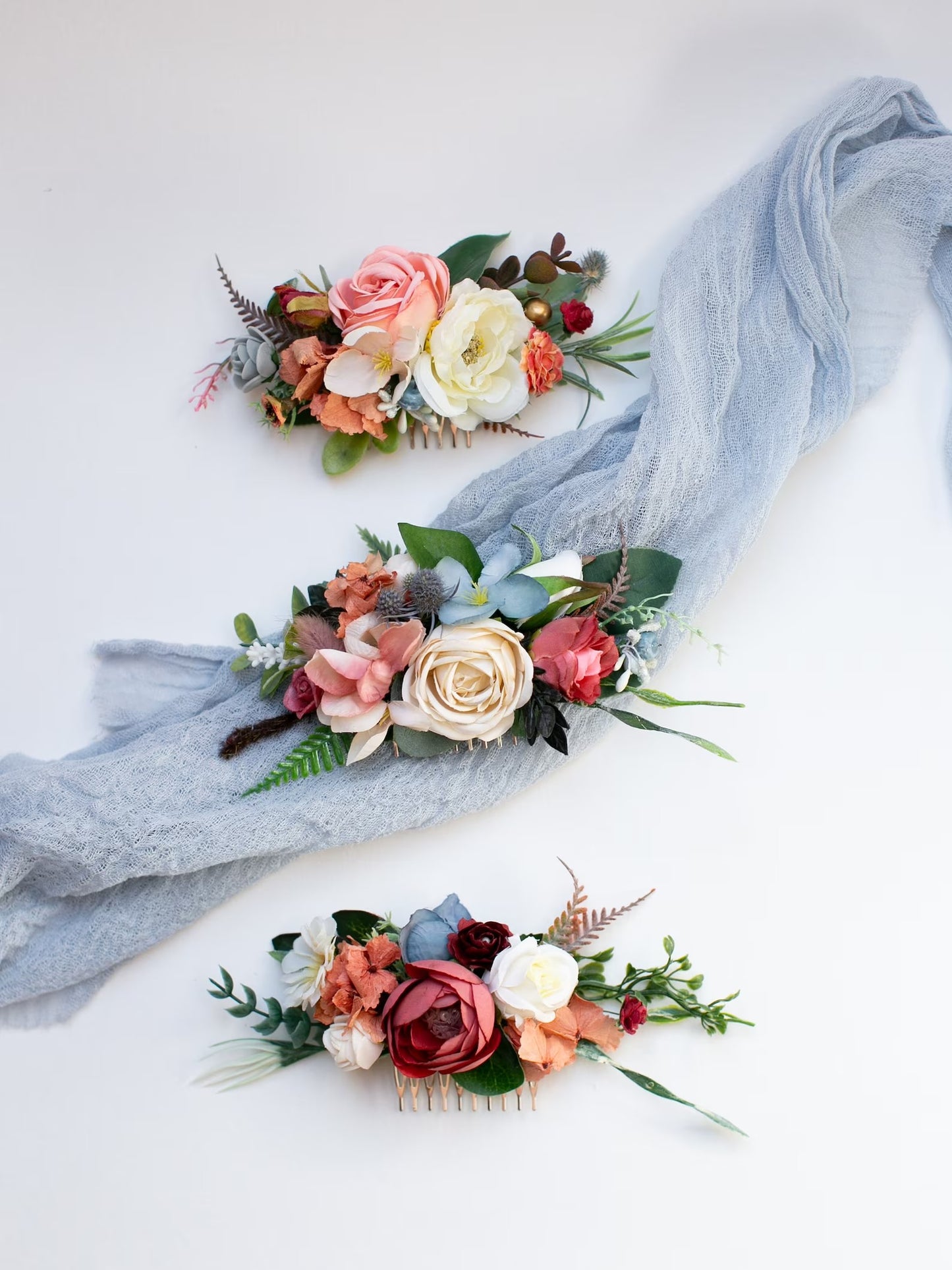 wedding flower comb, bridal flower comb, blush flower comb, boho flower comb, bridal flower comb, rustic wedding comb, bridesmaid comb, bride hair comb, holiday hair comb, burgundy floral comb, girl hair comb, nude flower comb, pastel flower comb, pink hair comb, greenery hair piece, mini hair comb, flower hair comb, orange flower comb, pink flower comb, gray flower comb, light pink comb, ivory hair piece, vintage bridal comb, outdoor wedding, floral comb bride