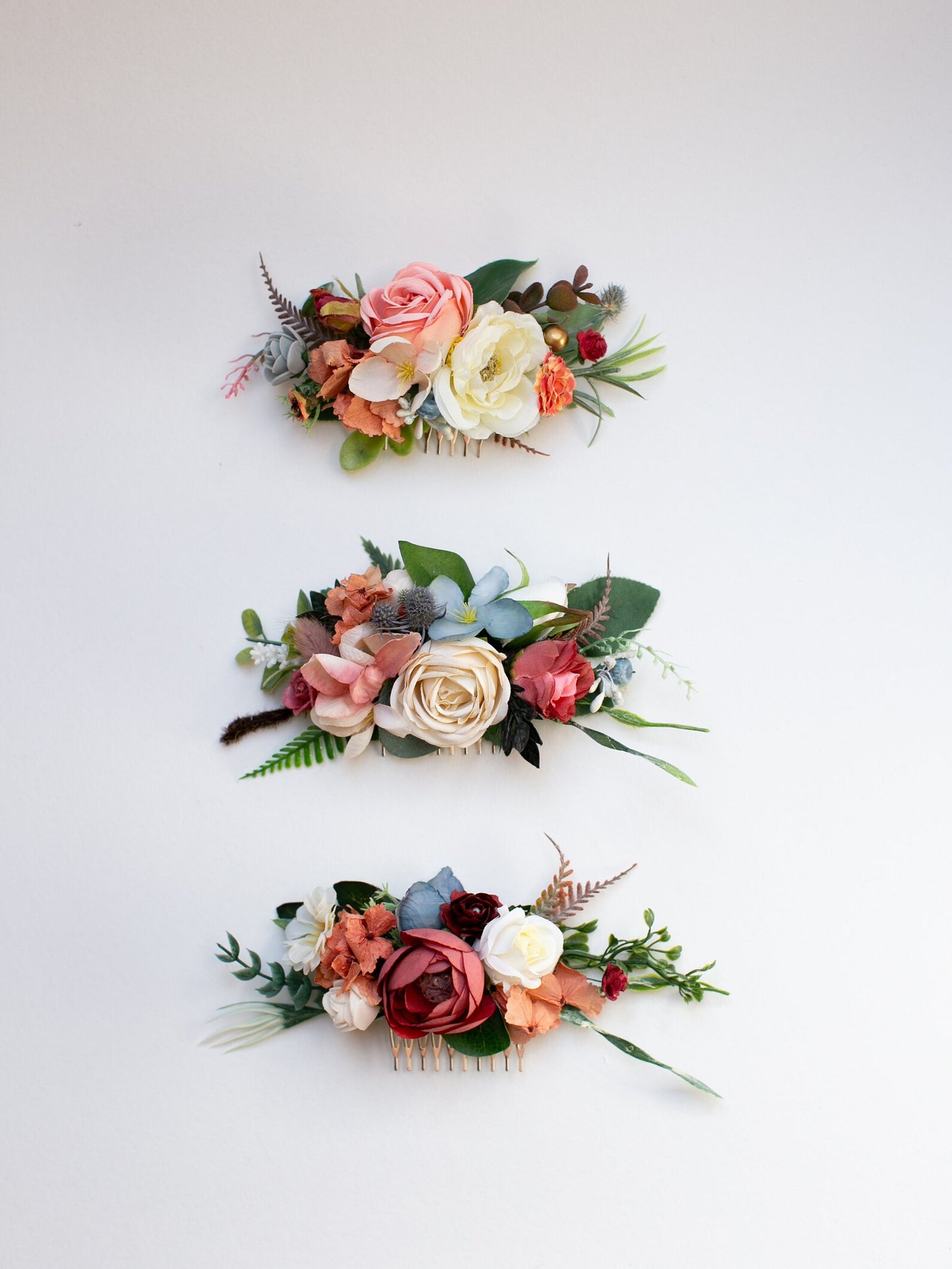 wedding flower comb, bridal flower comb, blush flower comb, boho flower comb, bridal flower comb, rustic wedding comb, bridesmaid comb, bride hair comb, holiday hair comb, burgundy floral comb, girl hair comb, nude flower comb, pastel flower comb, pink hair comb, greenery hair piece, mini hair comb, flower hair comb, orange flower comb, pink flower comb, grey flower comb, light pink comb, ivory hair piece, vintage bridal comb, outdoor wedding, floral comb bride