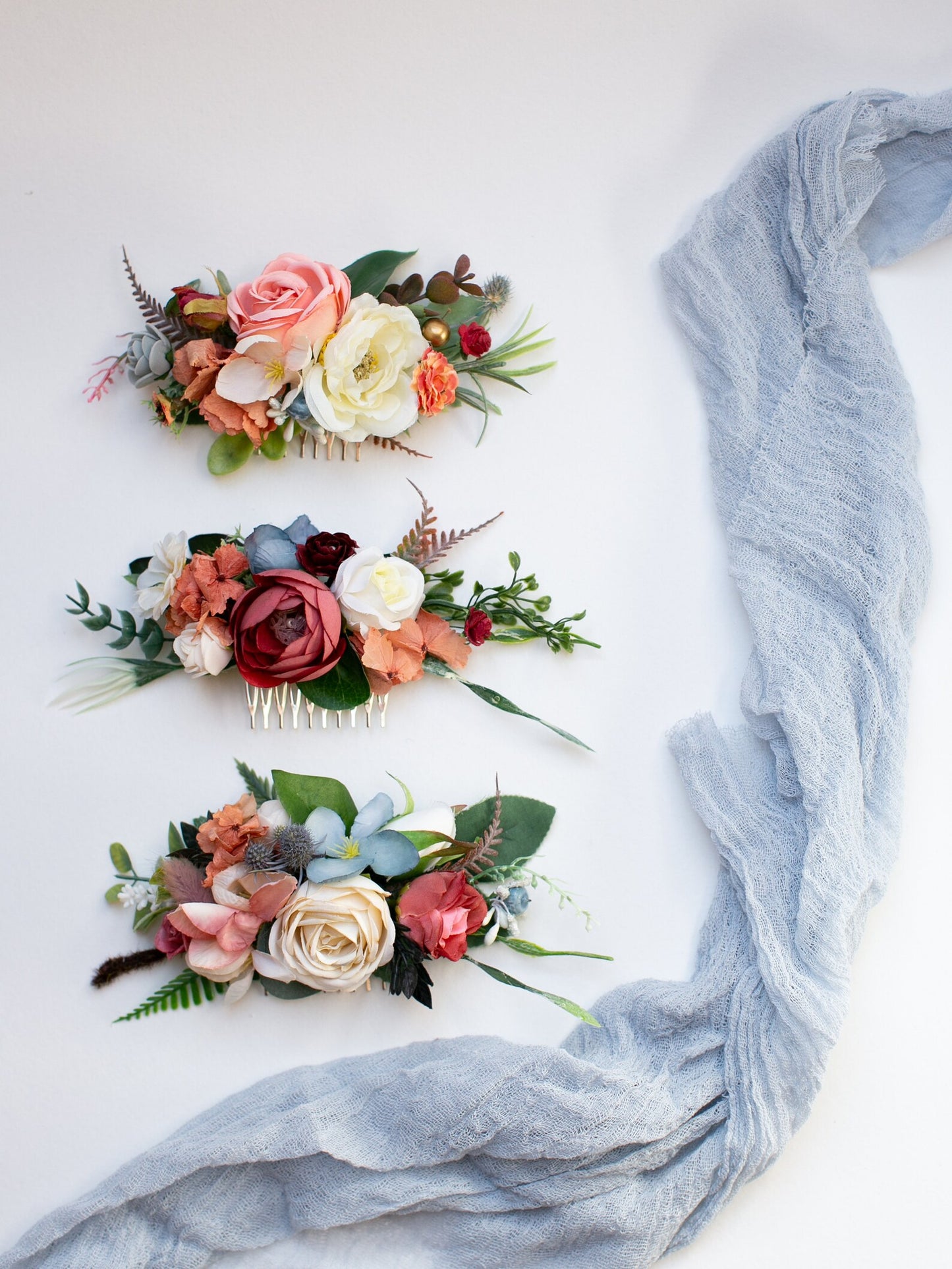 wedding flower comb, bridal flower comb, blush flower comb, boho flower comb, bridal flower comb, rustic wedding comb, bridesmaid comb, bride hair comb, holiday hair comb, burgundy floral comb, girl hair comb, nude flower comb, pastel flower comb, pink hair comb, greenery hair piece, mini hair comb, flower hair comb, orange flower comb, pink flower comb, grey flower comb, light pink comb, ivory hair piece, vintage bridal comb, outdoor wedding, floral comb bride
