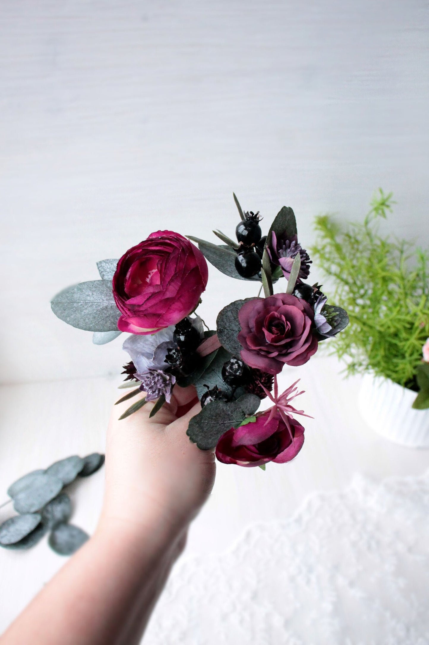 floral hair pin, bridesmaid hair pin, pink hair pin, toddler floral crown, bridal flower crown, flower girl crown, flower crown, woodland crown, bridal floral crown, boho flower crown, eucalyptus crown, flower girl headband, baby flower crown, burgundy crown, pink flower crown, boho floral crown, fall flower crown, rustic flower crown, spring flower crown