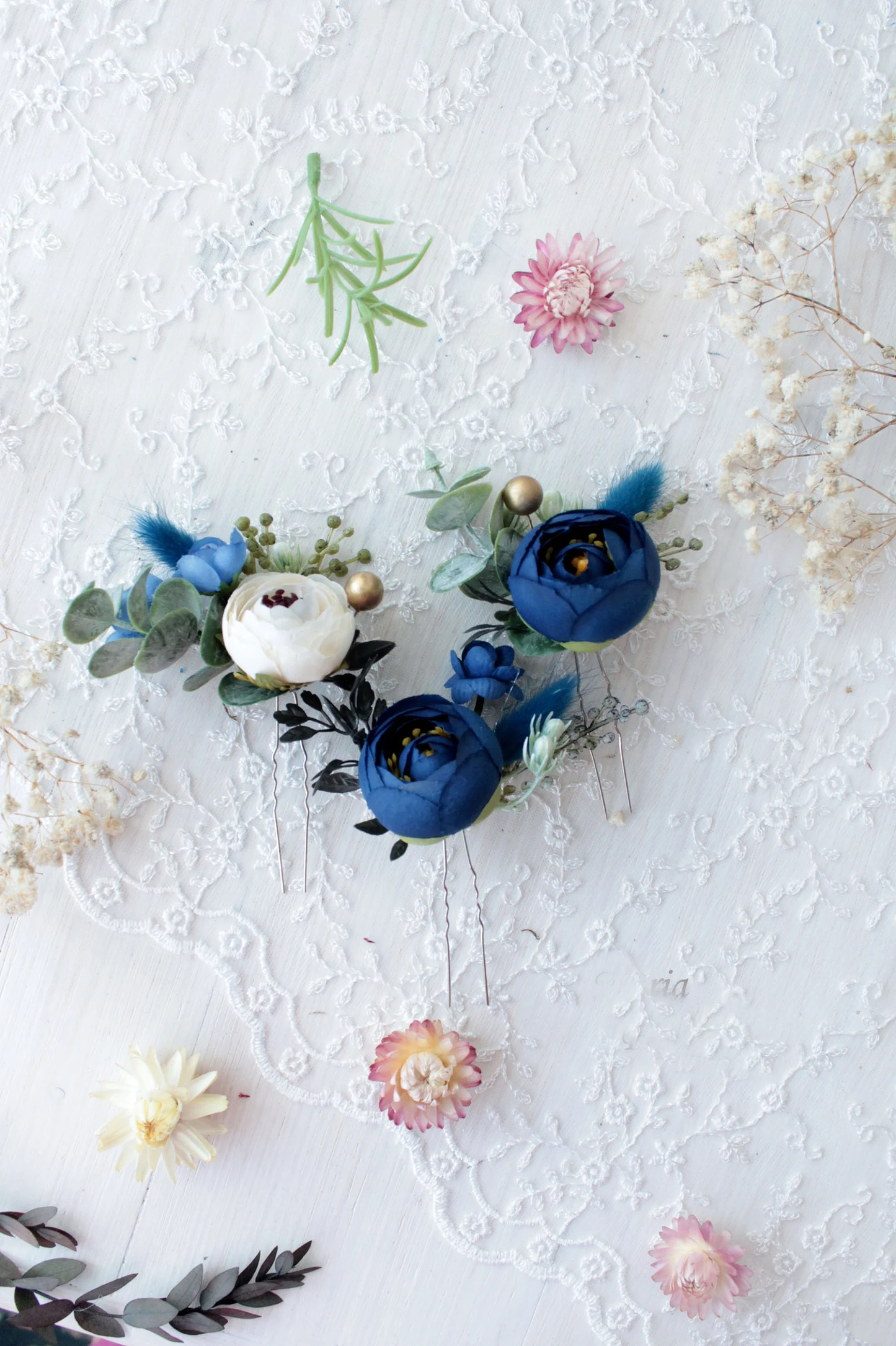 floral hair pin, bridesmaid hair pin, Navy blue hair pin, toddler floral crown, bridal flower crown, flower girl crown, flower crown, woodland crown, bridal floral crown, boho flower crown, eucalyptus crown, flower girl headband, baby flower crown, burgundy crown, pink flower crown, boho floral crown, fall flower crown, rustic flower crown, spring flower crown