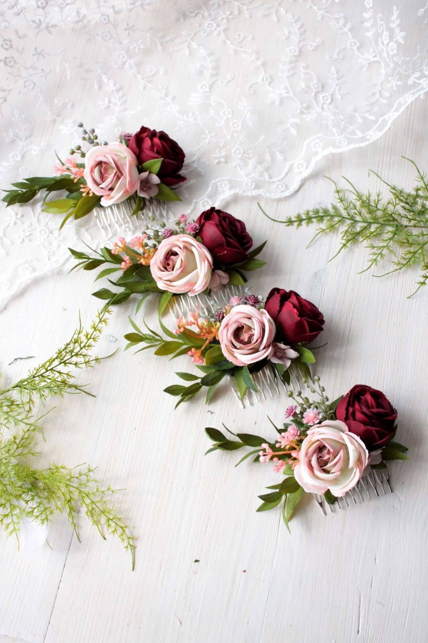 wedding flower comb, bridal flower comb, blush flower comb, boho flower comb, bridal flower comb, rustic wedding comb, bridesmaid comb, bride hair comb, holiday hair comb, burgundy floral comb, girl hair comb, headpiece, nude flower comb, pastel flower comb, pink hair comb, greenery hair piece, mini hair comb, flower hair comb, orange flower comb, pink flower comb, gray flower comb, light pink comb, ivory hair piece, vintage bridal comb, outdoor wedding, floral comb bride