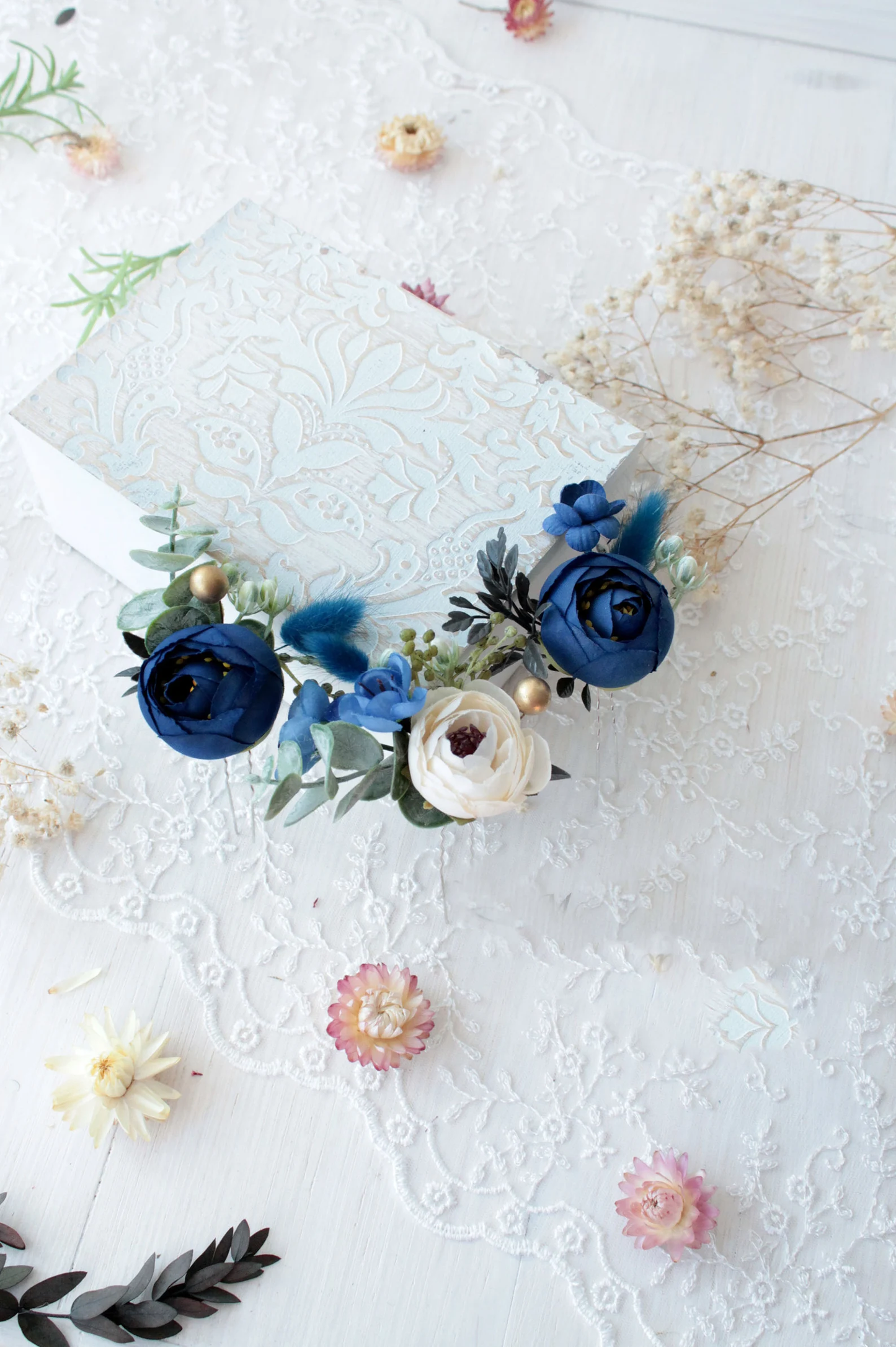 floral hair pin, bridesmaid hair pin, Navy blue hair pin, toddler floral crown, bridal flower crown, flower girl crown, flower crown, woodland crown, bridal floral crown, boho flower crown, eucalyptus crown, flower girl headband, baby flower crown, burgundy crown, pink flower crown, boho floral crown, fall flower crown, rustic flower crown, spring flower crown