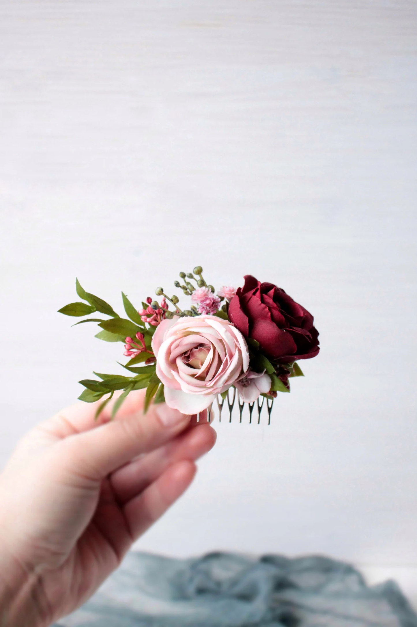 wedding flower comb, bridal flower comb, blush flower comb, boho flower comb, bridal flower comb, rustic wedding comb, bridesmaid comb, bride hair comb, holiday hair comb, burgundy floral comb, girl hair comb, headpiece, nude flower comb, pastel flower comb, pink hair comb, greenery hair piece, mini hair comb, flower hair comb, orange flower comb, pink flower comb, gray flower comb, light pink comb, ivory hair piece, vintage bridal comb, outdoor wedding, floral comb bride