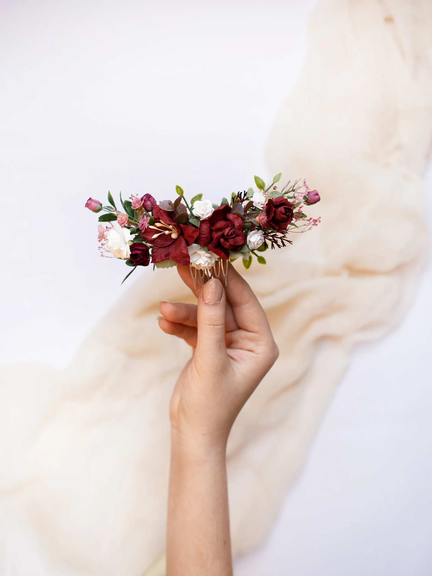 wedding flower comb, bridal flower comb, blush flower comb, boho flower comb, bridal flower comb, rustic wedding comb, bridesmaid comb, bride hair comb, holiday hair comb, burgundy floral comb, girl hair comb, headpiece, nude flower comb, pastel flower comb, pink hair comb, greenery hair piece, mini hair comb, flower hair comb, orange flower comb, pink flower comb, gray flower comb, light pink comb, ivory hair piece, vintage bridal comb, outdoor wedding, floral comb bride