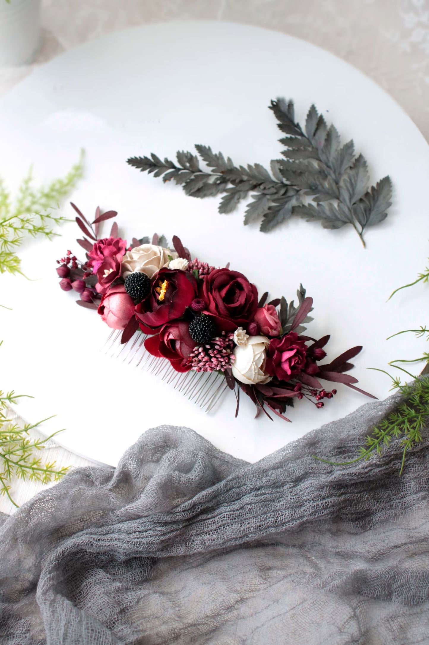 wedding flower comb, bridal flower comb, blush flower comb, boho flower comb, bridal flower comb, rustic wedding comb, bridesmaid comb, bride hair comb, holiday hair comb, burgundy floral comb, girl hair comb, nude flower comb, pastel flower comb, pink hair comb, greenery hair piece, mini hair comb, flower hair comb, orange flower comb, pink flower comb, grey flower comb, light pink comb, ivory hair piece, vintage bridal comb, outdoor wedding, floral comb bride