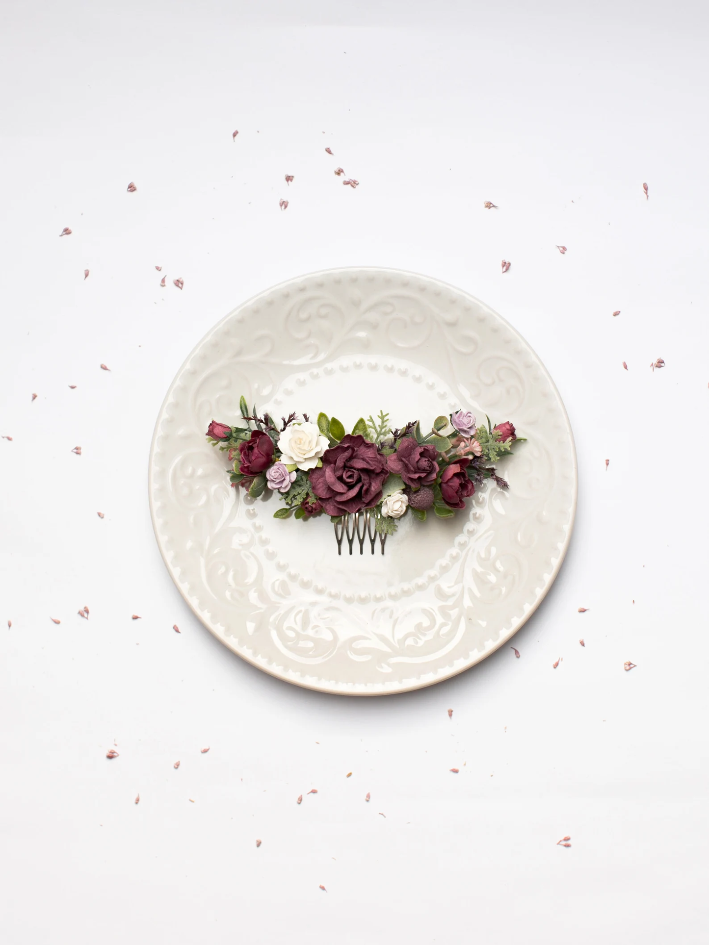 wedding flower comb, bridal flower comb, blush flower comb, boho flower comb, bridal flower comb, rustic wedding comb, bridesmaid comb, bride hair comb, holiday hair comb, burgundy floral comb, girl hair comb, headpiece, nude flower comb, pastel flower comb, pink hair comb, greenery hair piece, mini hair comb, flower hair comb, orange flower comb, pink flower comb, gray flower comb, light pink comb, ivory hair piece, vintage bridal comb, outdoor wedding, floral comb bride