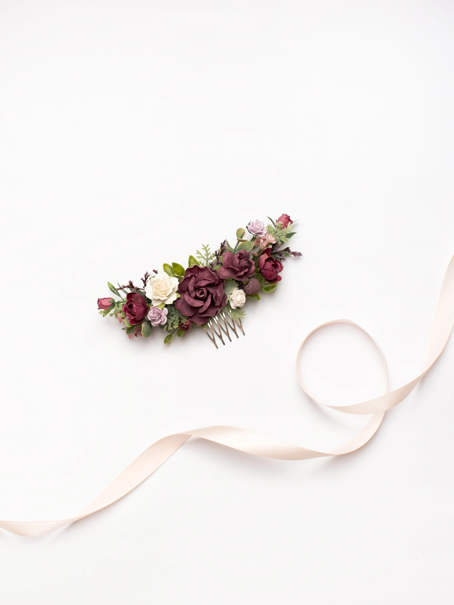wedding flower comb, bridal flower comb, blush flower comb, boho flower comb, bridal flower comb, rustic wedding comb, bridesmaid comb, bride hair comb, holiday hair comb, burgundy floral comb, girl hair comb, headpiece, nude flower comb, pastel flower comb, pink hair comb, greenery hair piece, mini hair comb, flower hair comb, orange flower comb, pink flower comb, gray flower comb, light pink comb, ivory hair piece, vintage bridal comb, outdoor wedding, floral comb bride