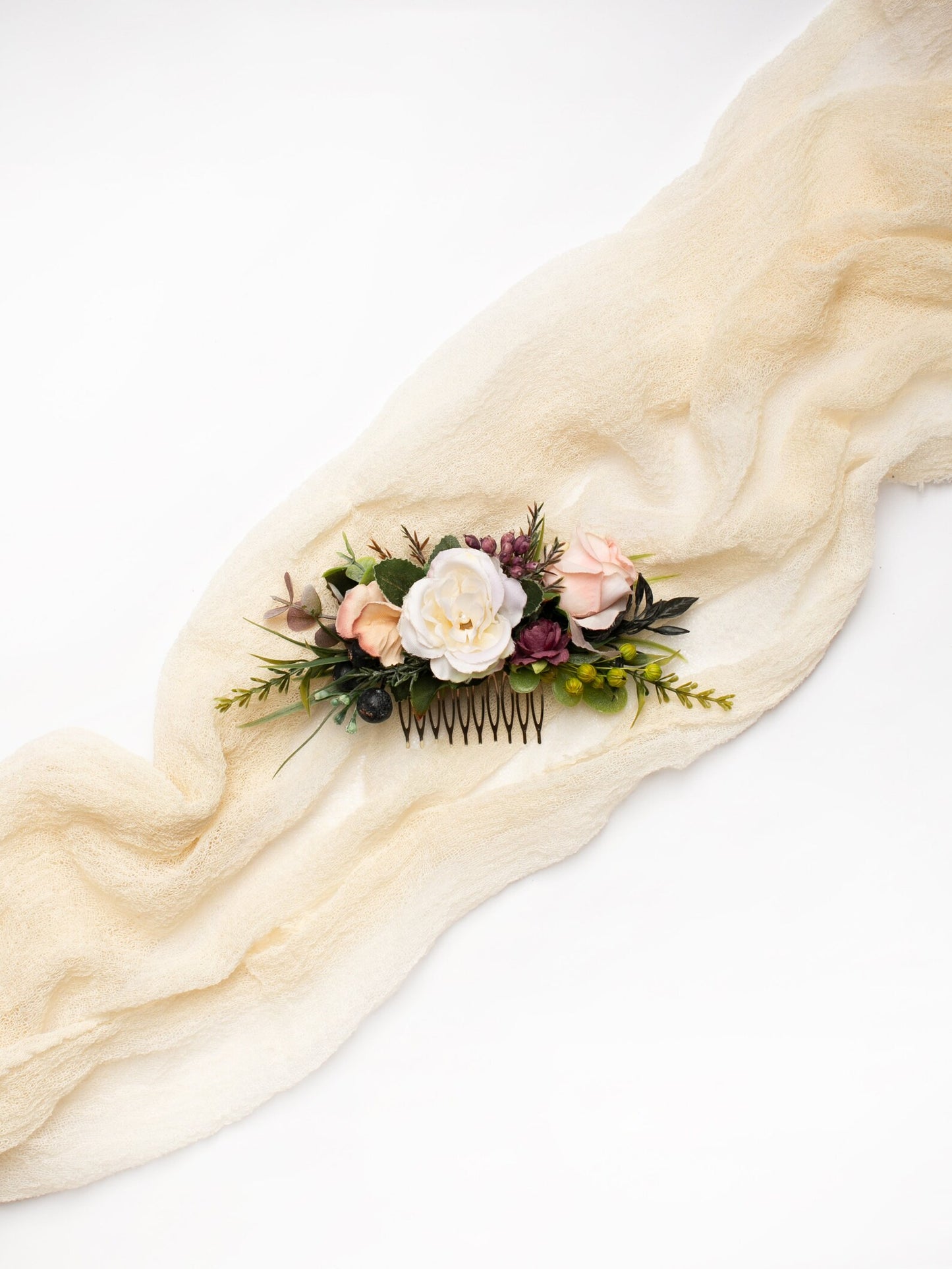 wedding flower comb, bridal flower comb, blush flower comb, boho flower comb, bridal flower comb, rustic wedding comb, bridesmaid comb, bride hair comb, holiday hair comb, burgundy floral comb, girl hair comb, nude flower comb, pastel flower comb, pink hair comb, greenery hair piece, mini hair comb, flower hair comb, orange flower comb, pink flower comb, gray flower comb, light pink comb, ivory hair piece, vintage bridal comb, outdoor wedding, floral comb bride