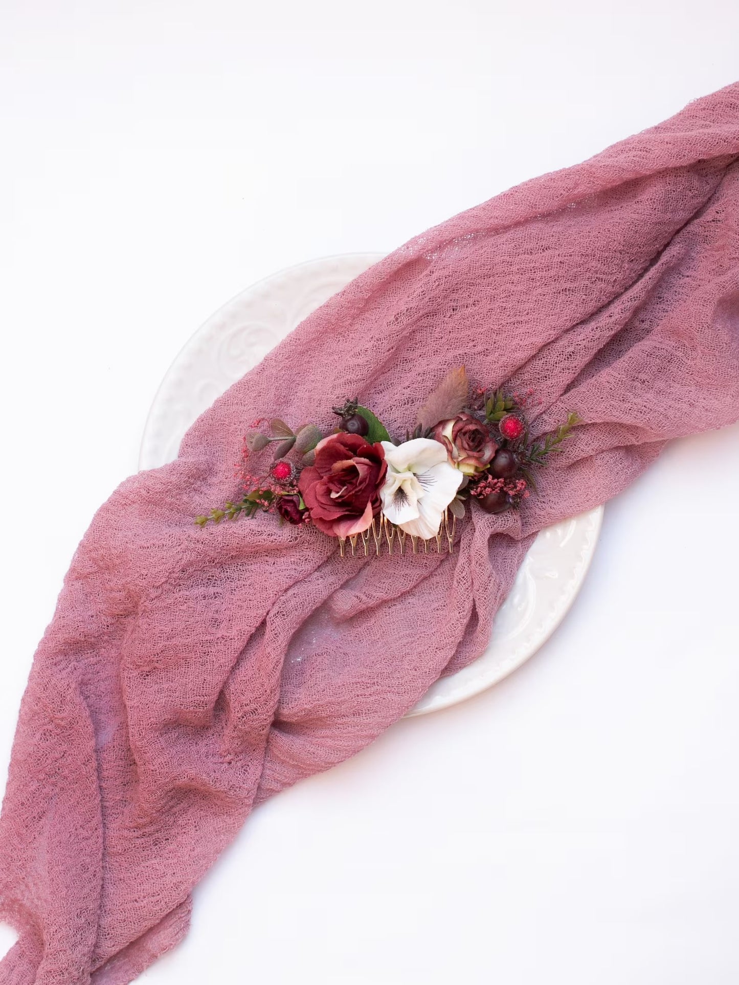 Marsala hair comb