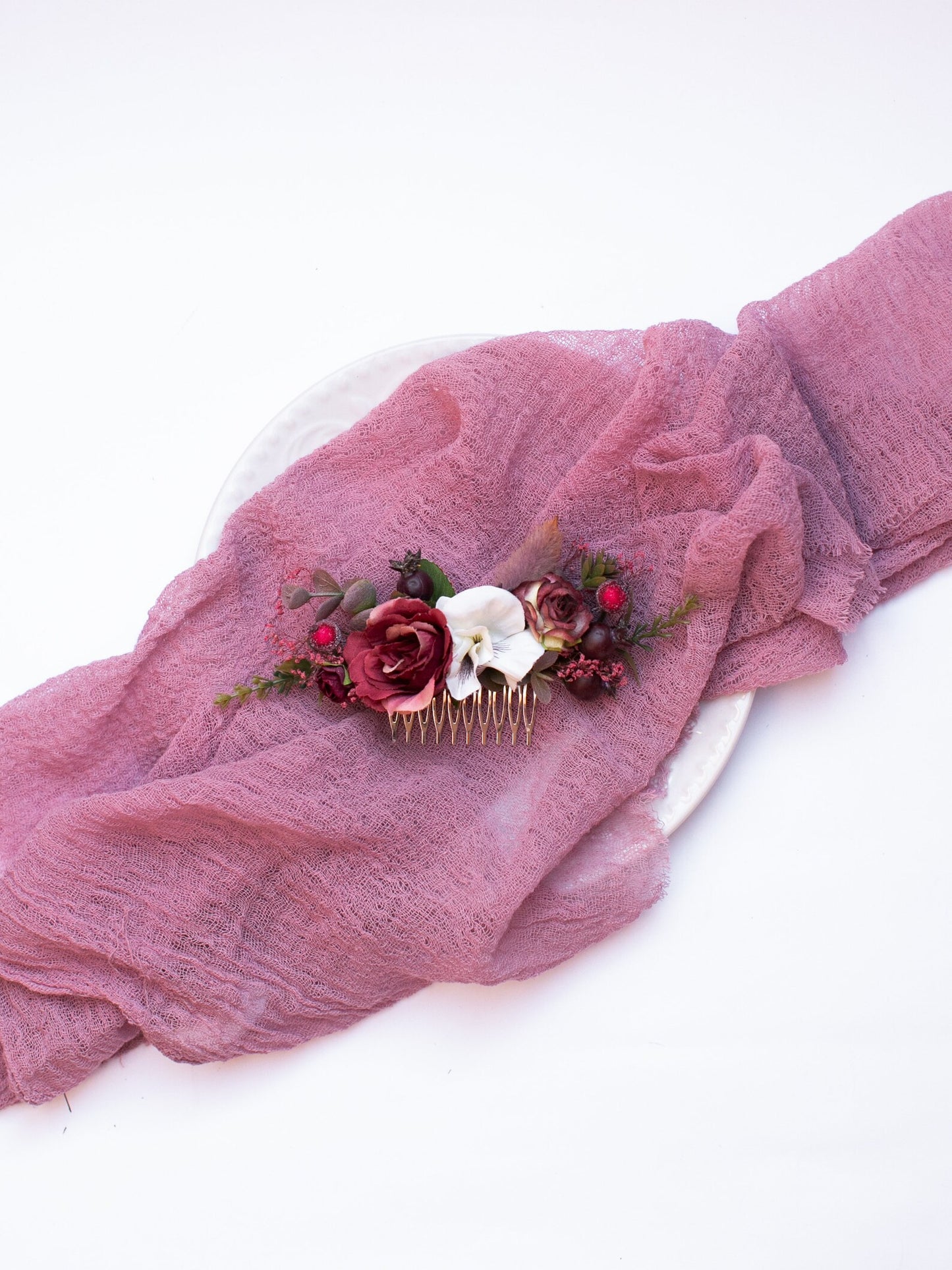 Marsala hair comb